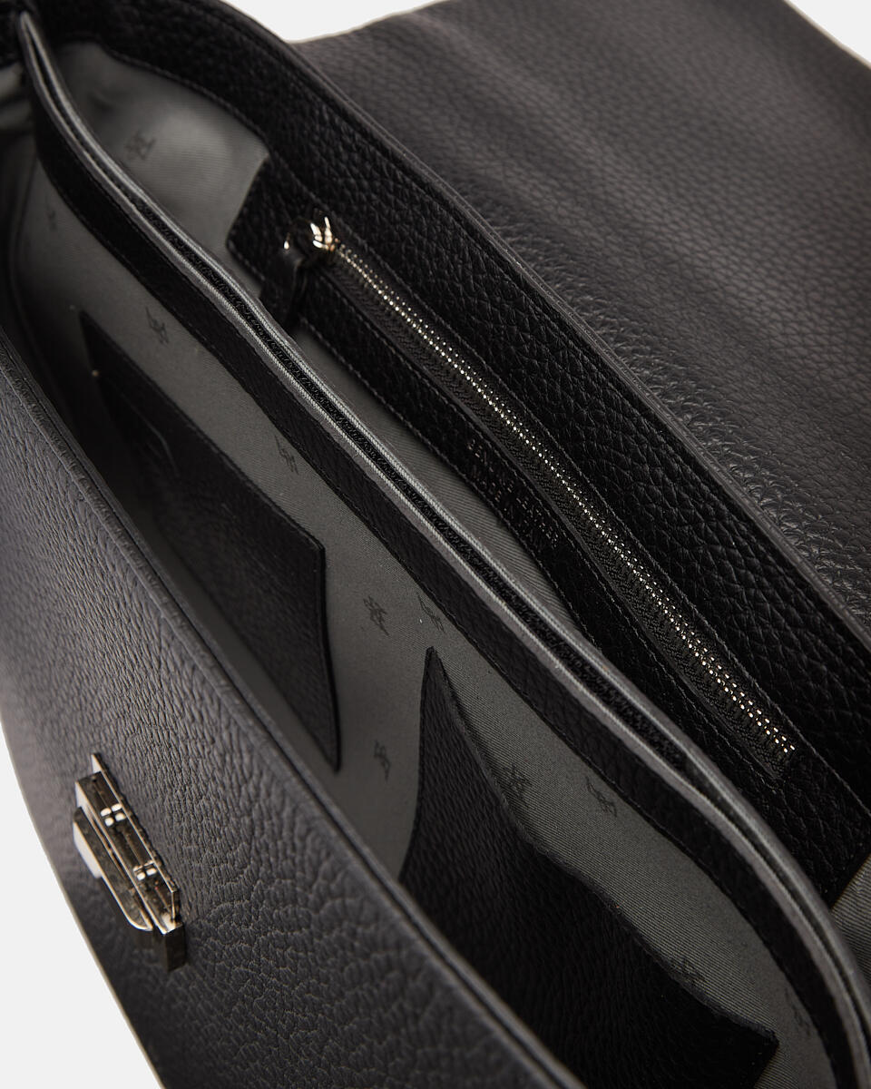 BRIEFCASE Black  - Business Bags - Work - Cuoieria Fiorentina