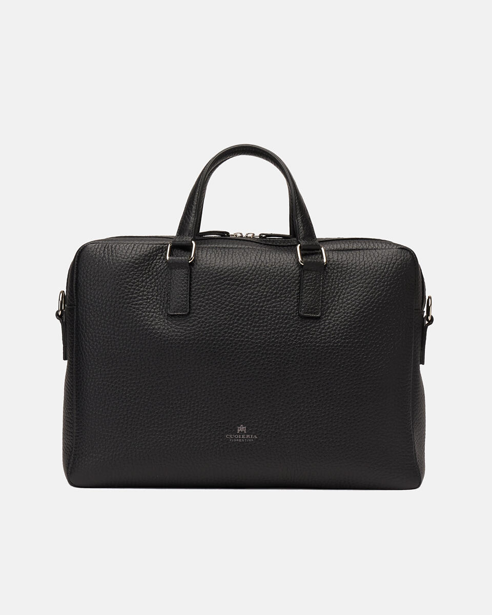 BRIEFCASE Black  - Business Bags - Work - Cuoieria Fiorentina