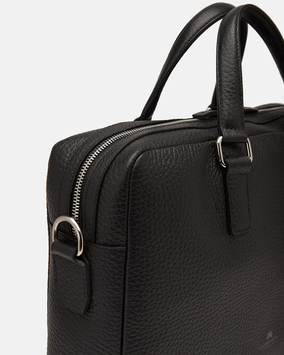 BRIEFCASE Black  - Business Bags - Work - Cuoieria Fiorentina