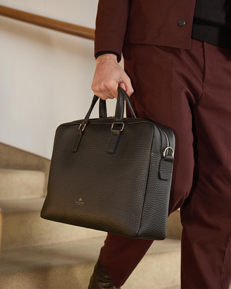 BRIEFCASE Tea  - Briefcases - Men's Bags - Bags - Cuoieria Fiorentina