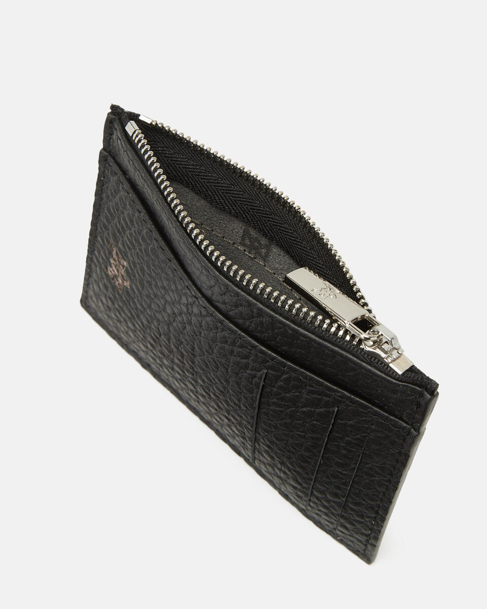 CARD HOLDER Black  - Men's Wallets - Wallets - Cuoieria Fiorentina