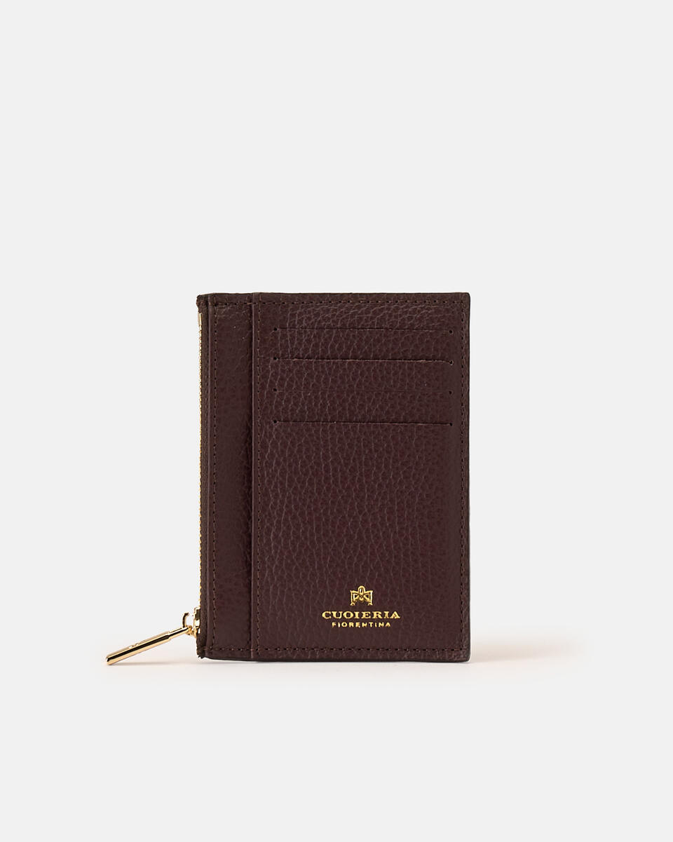 Portacarte con zip Portafogli