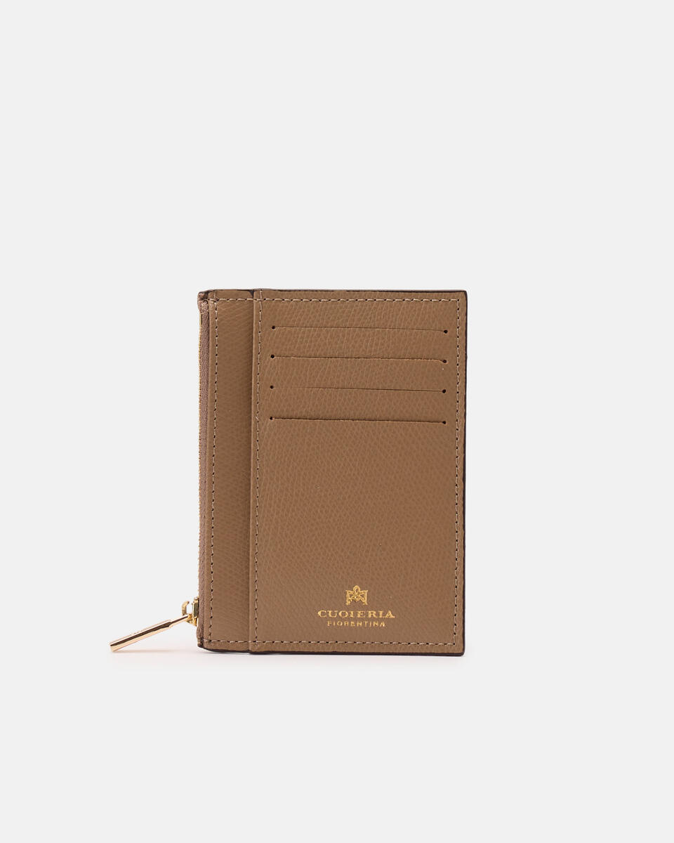 Card holder with zip Wallets