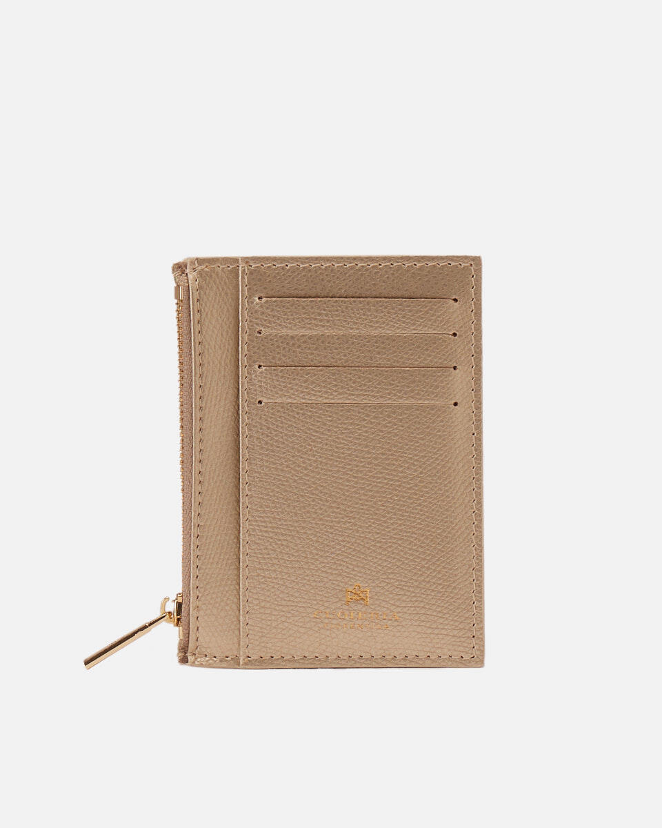 Card holder with zip Wallets