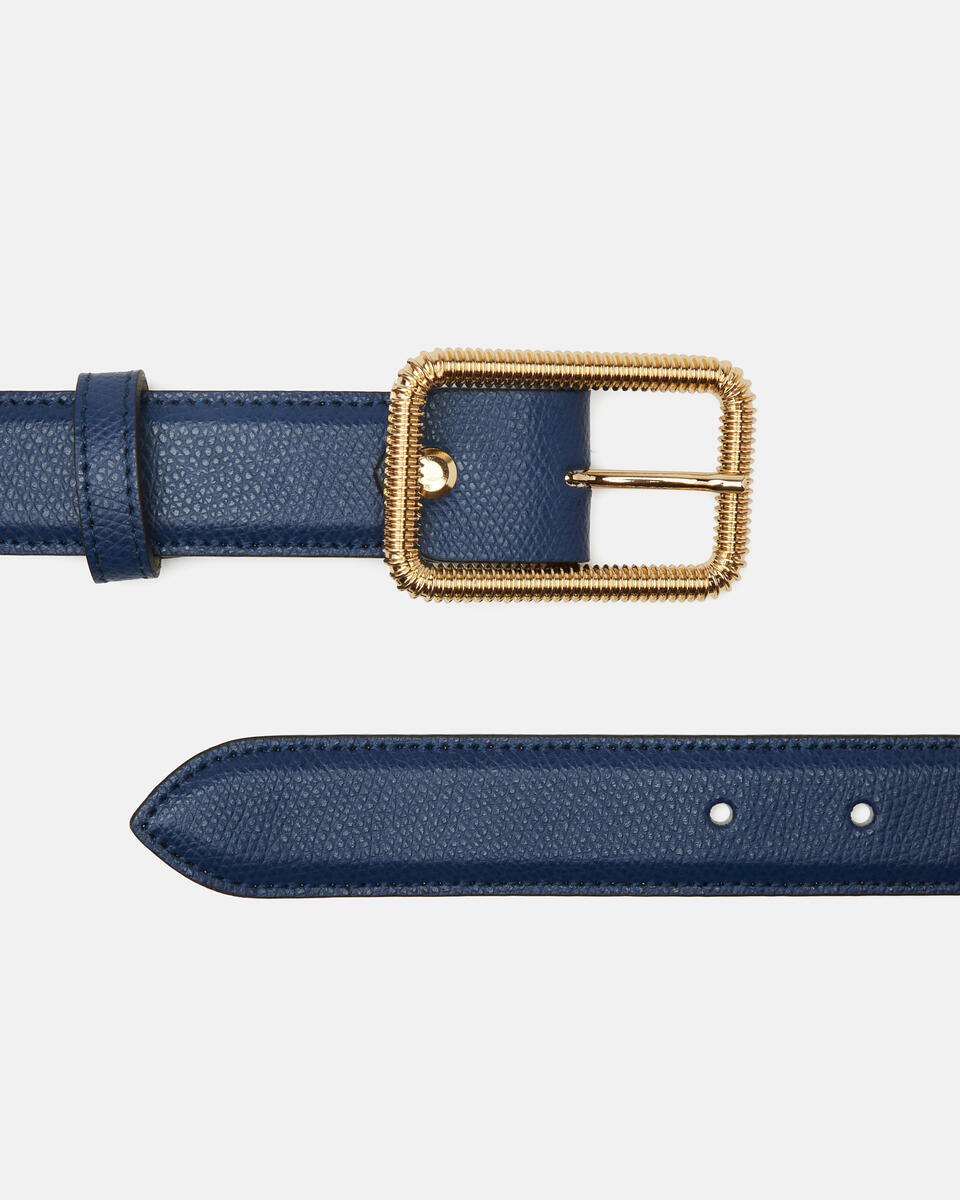 Eva belt 30 mm Avio  - Cinture Donna - Cinture - Cuoieria Fiorentina