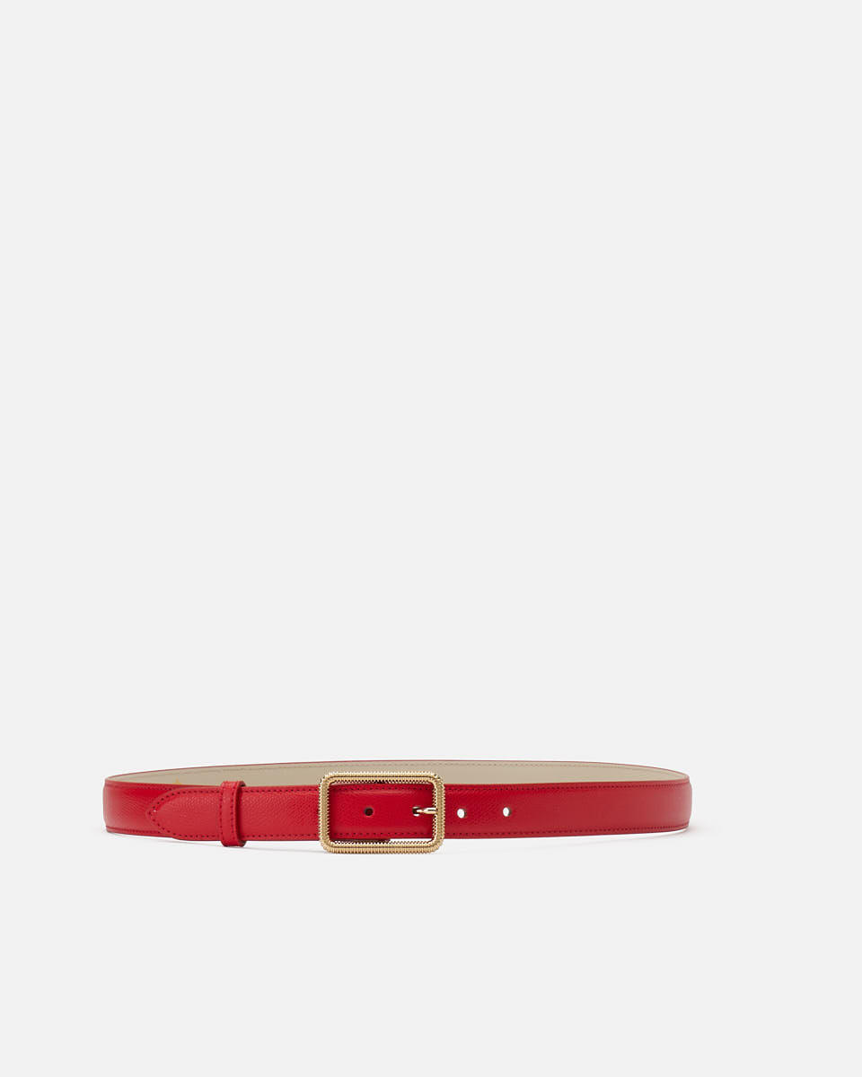 BELT Red  - Women's Belts - Belts - Cuoieria Fiorentina