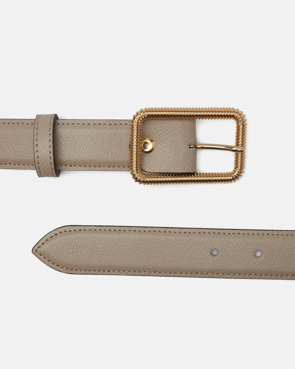 Eva belt 30 mm Taupe  - Cinture Donna - Cinture - Cuoieria Fiorentina