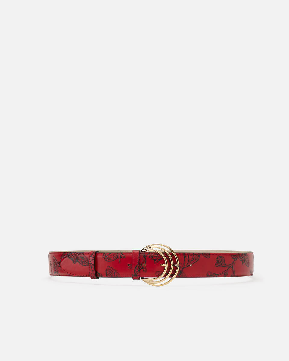 BELT Red  - Women's Belts - Belts - Cuoieria Fiorentina