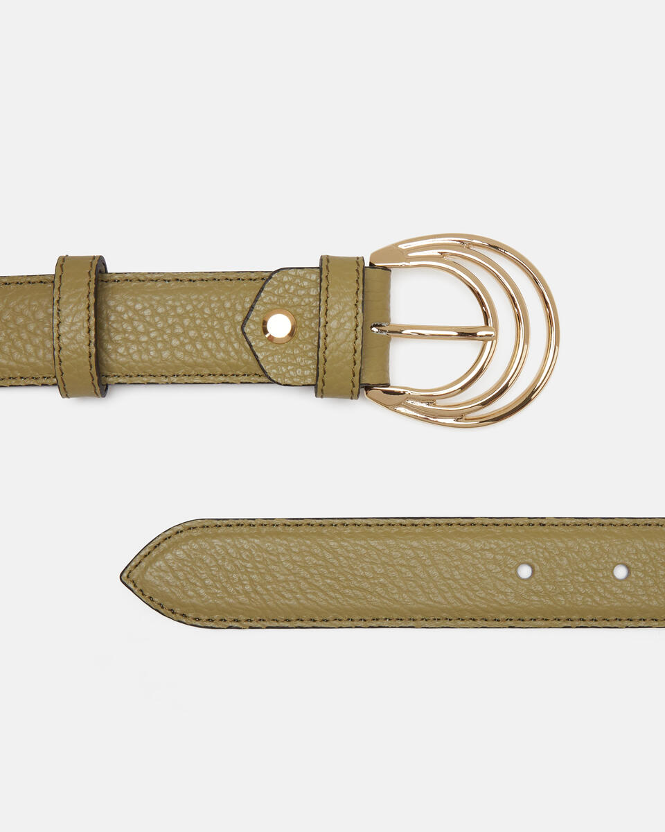 BELT Olive  - Accessories - Special Price - Cuoieria Fiorentina