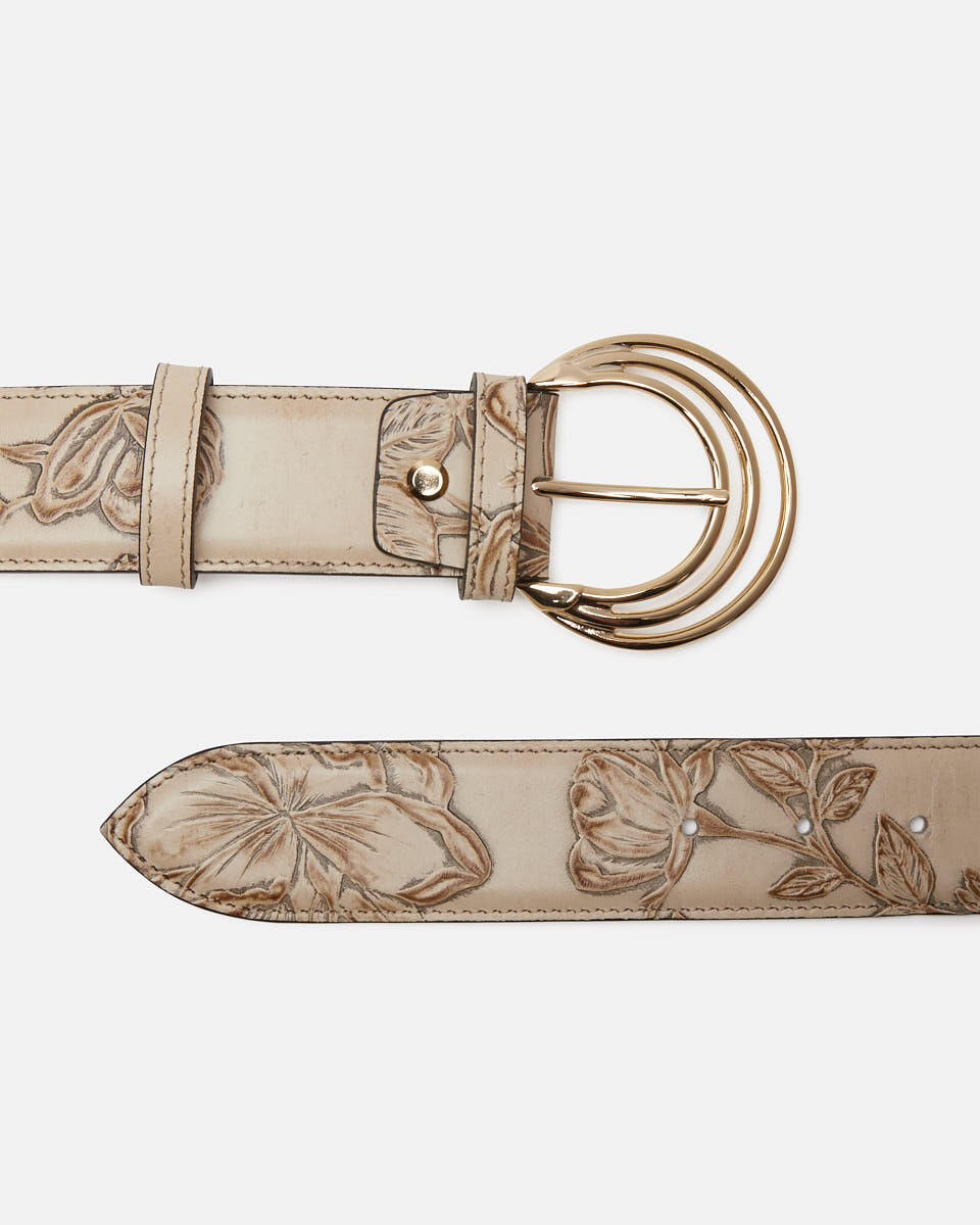 BELT Taupe  - Women's Belts - Belts - Cuoieria Fiorentina