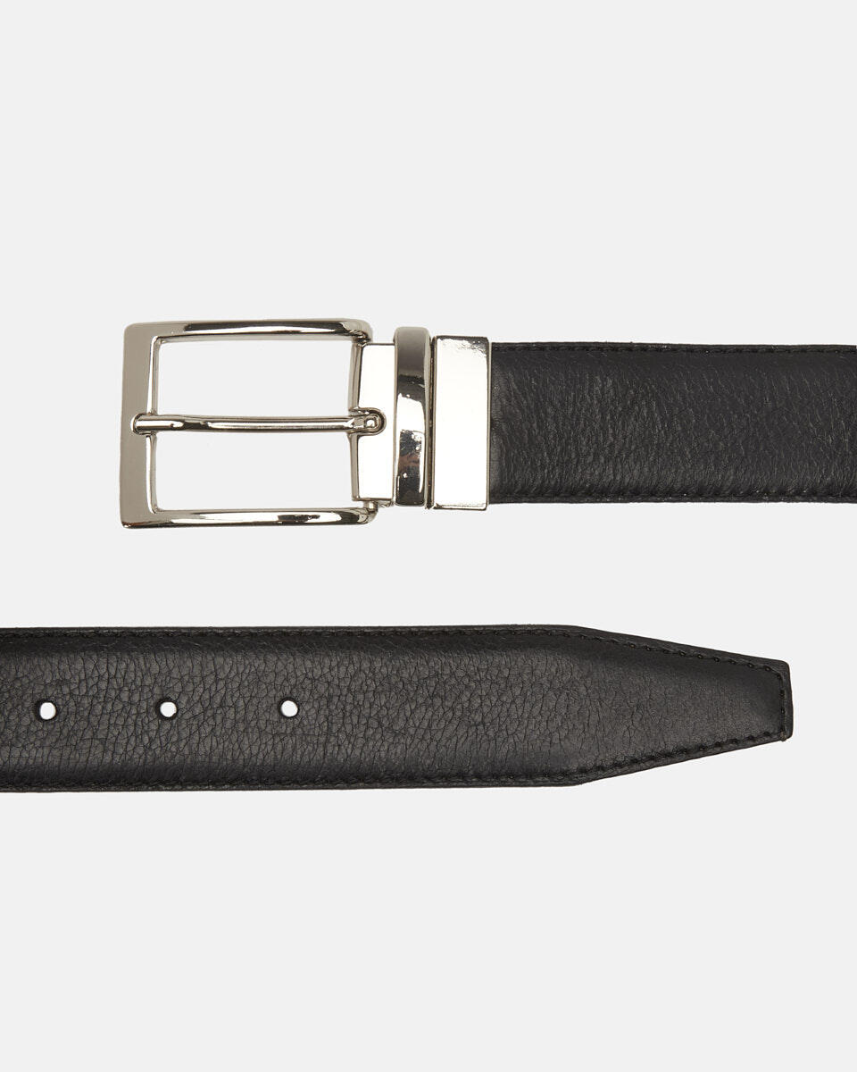 Belt Blackdarkbrown  - Men Belts - Belts - Cuoieria Fiorentina