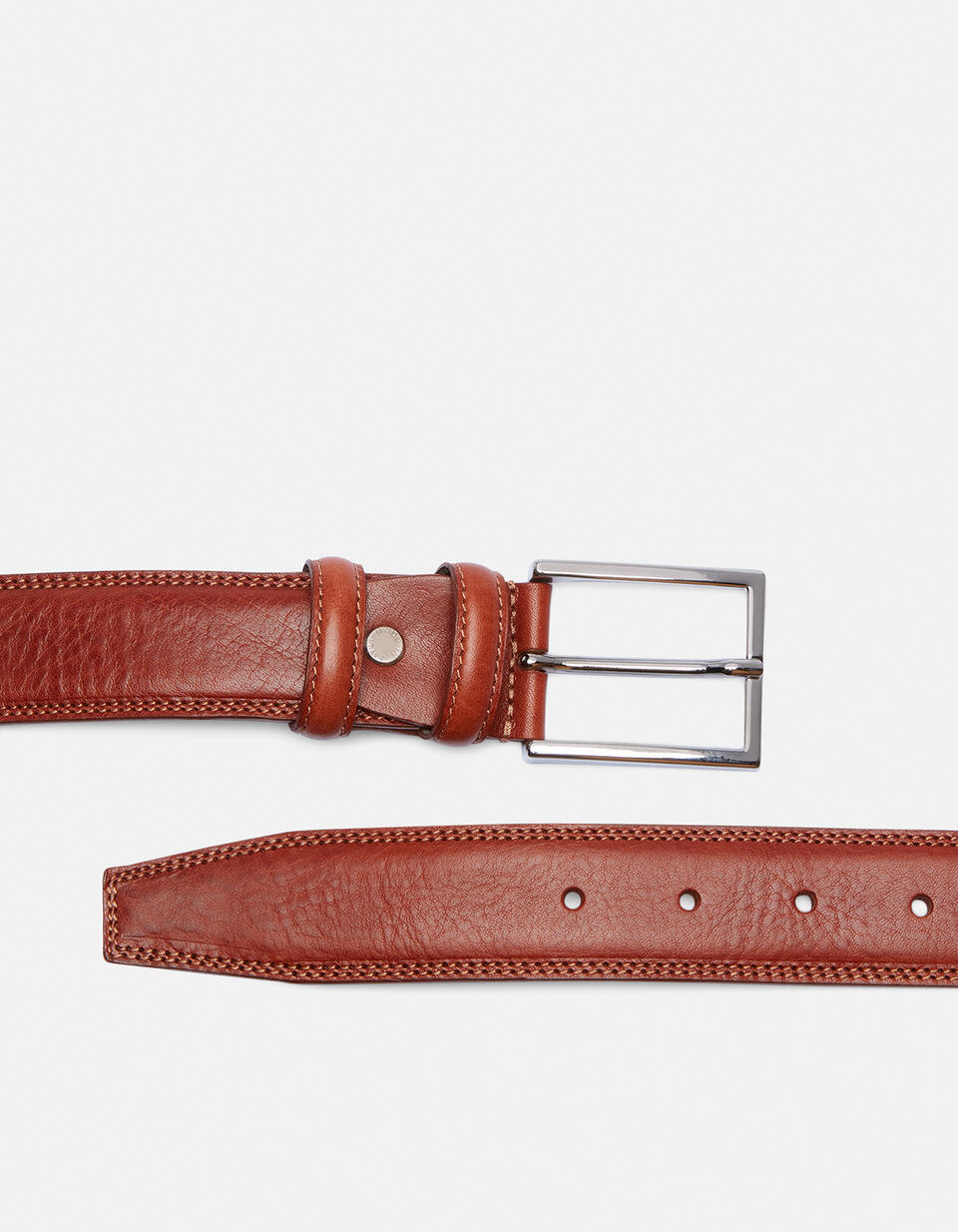 Elegant Leather Belt - Men Belts | Belts MARRONE - Men Belts | BeltsCuoieria Fiorentina