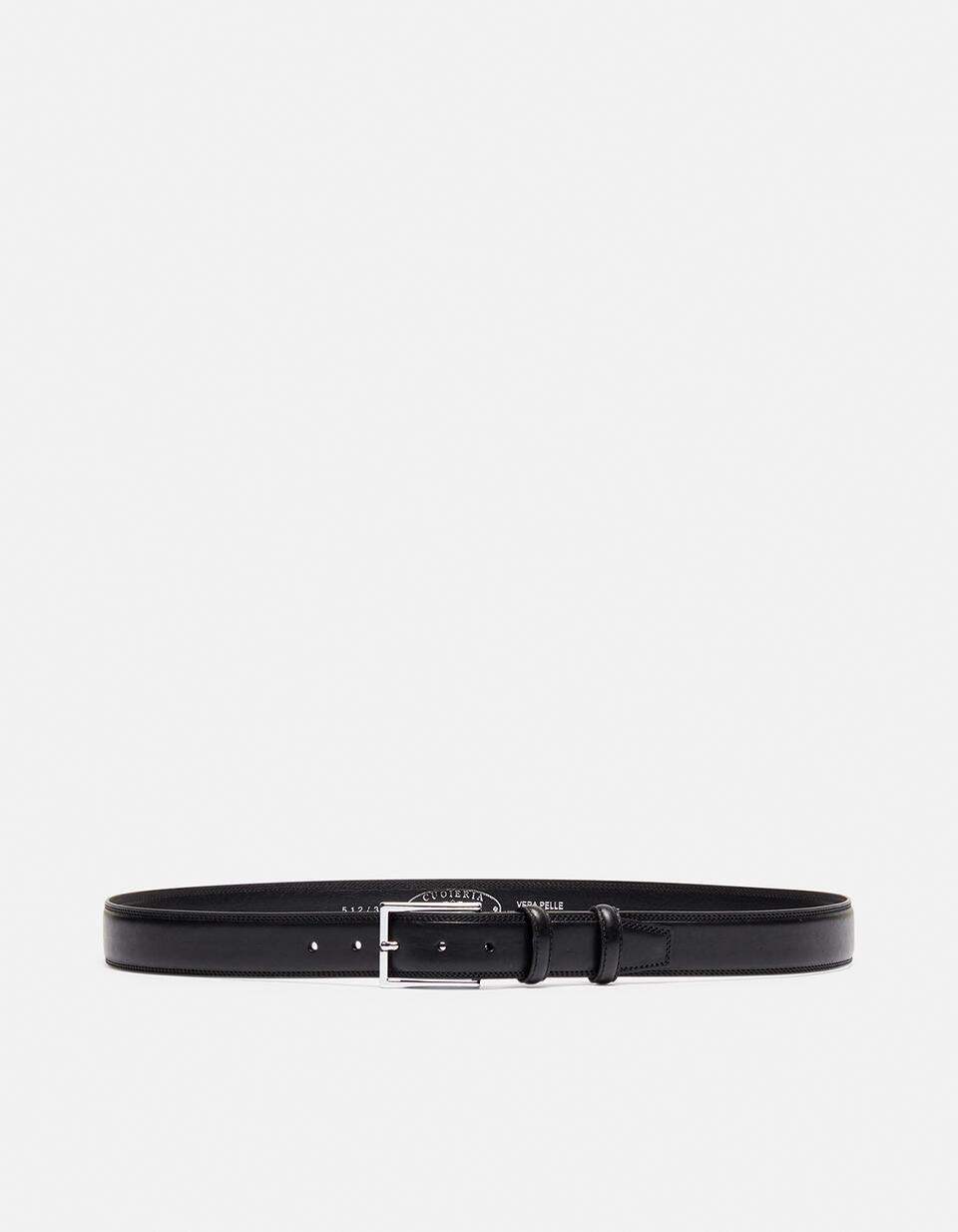 Elegant Leather Belt - Men Belts | Belts NERO - Men Belts | BeltsCuoieria Fiorentina
