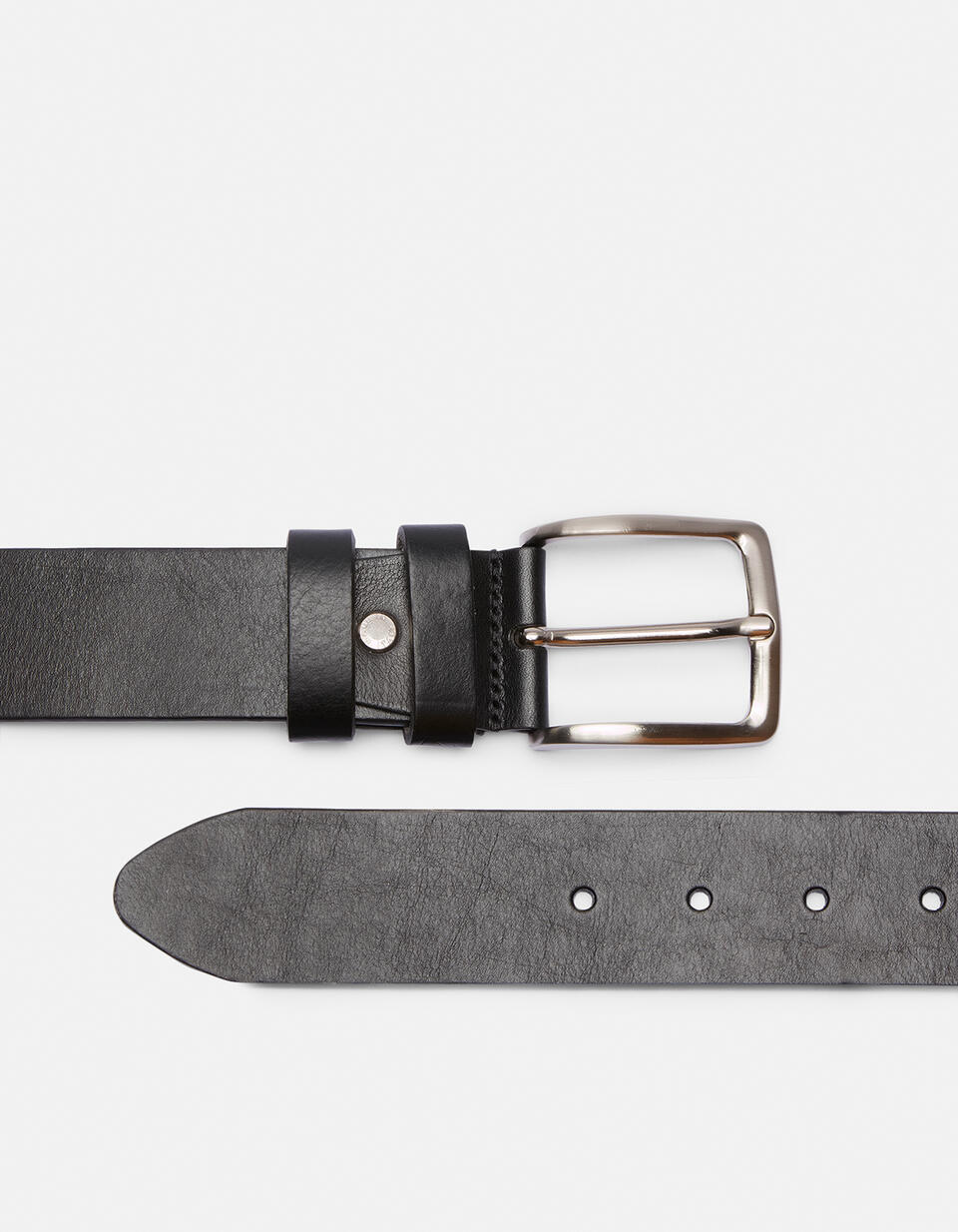BELT PLUS-SIZE Black  - Men Belts - Belts - Cuoieria Fiorentina