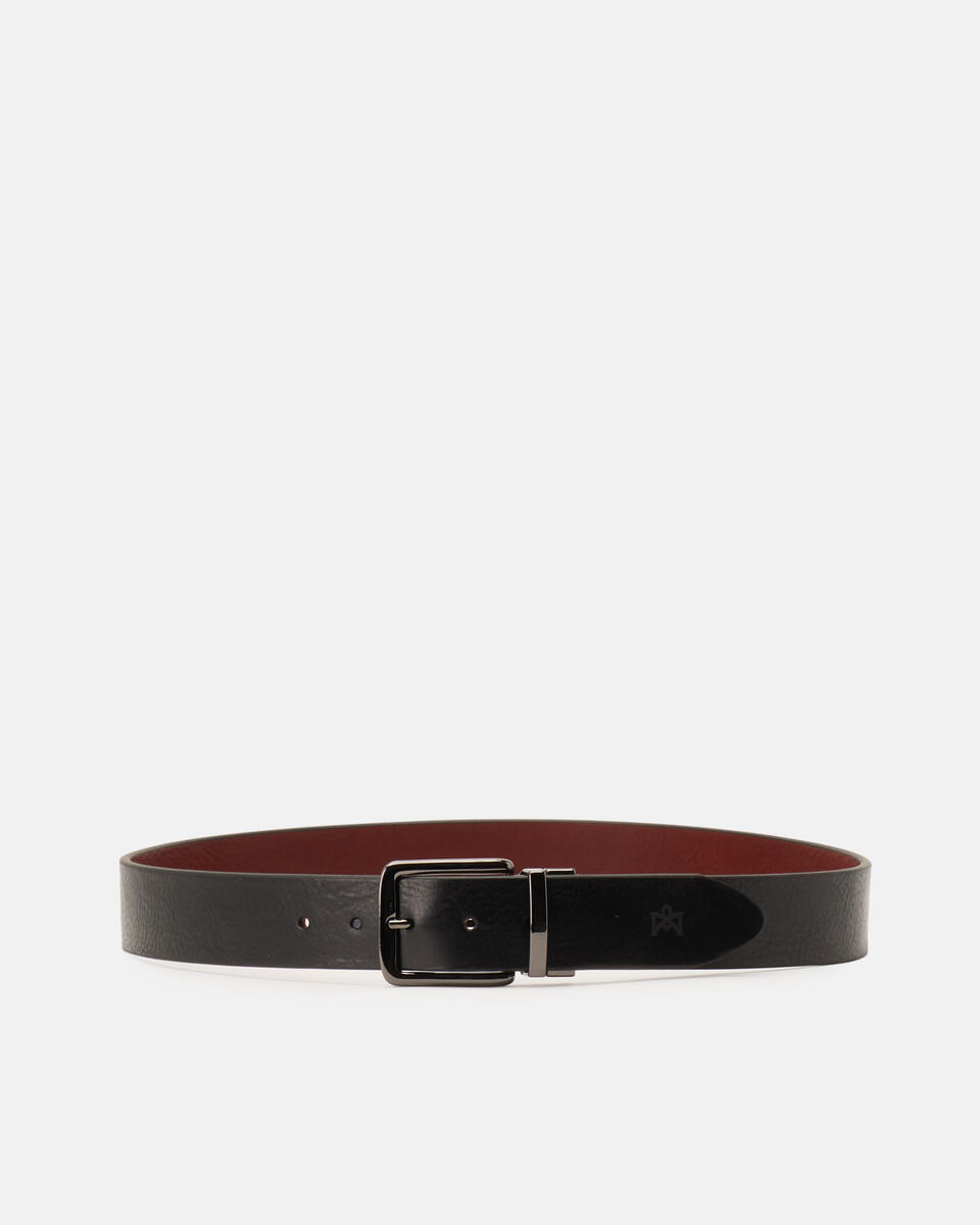 Cintura double fibbia girevole 4 cm Cinture Uomo
