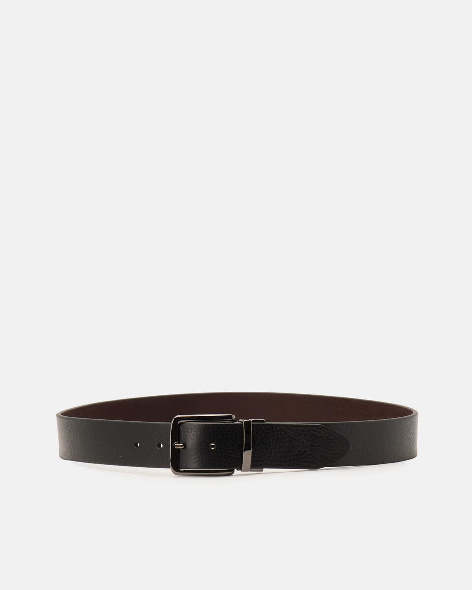 Cintura double fibbia girevole 4 cm Cinture Uomo