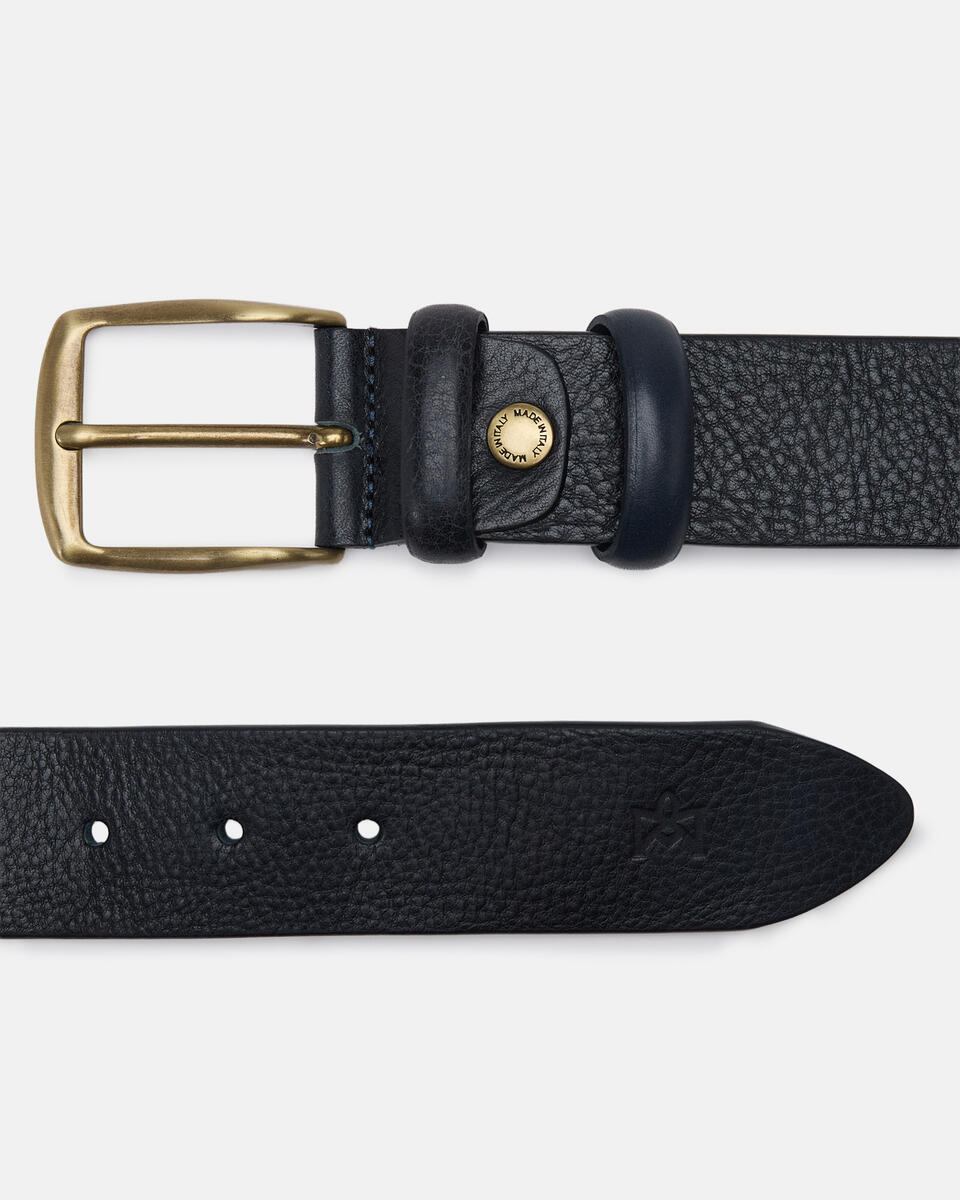 CASUAL BELT Blue  - Cuoieria Fiorentina