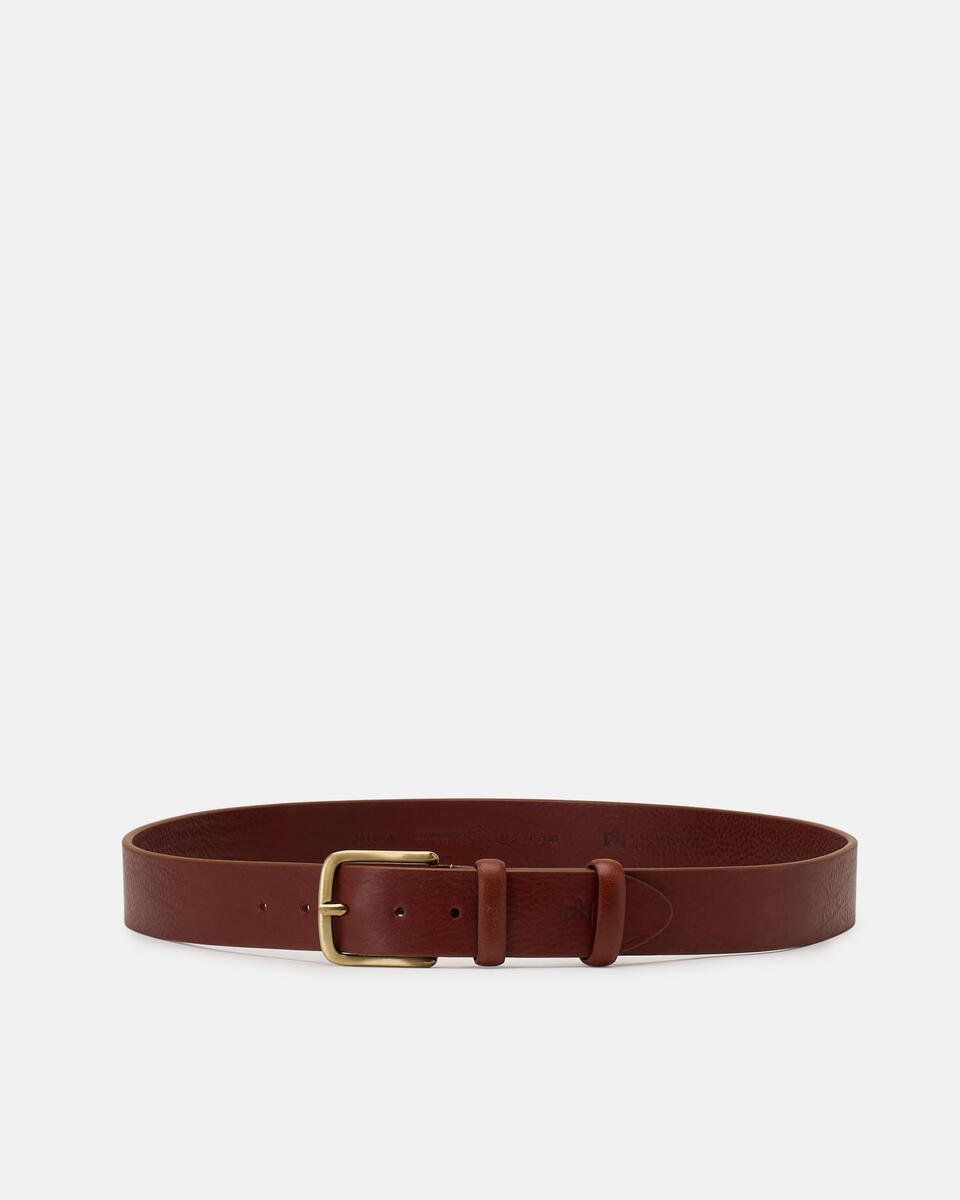 CASUAL BELT Brown  - Men Belts - Belts - Cuoieria Fiorentina