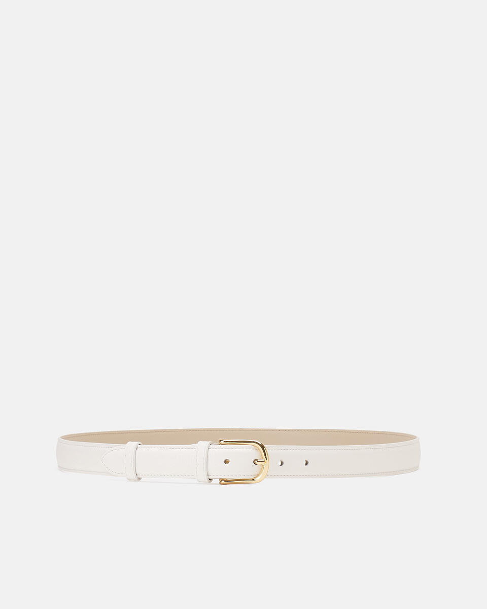 belt White  - Women's Belts - Belts - Cuoieria Fiorentina