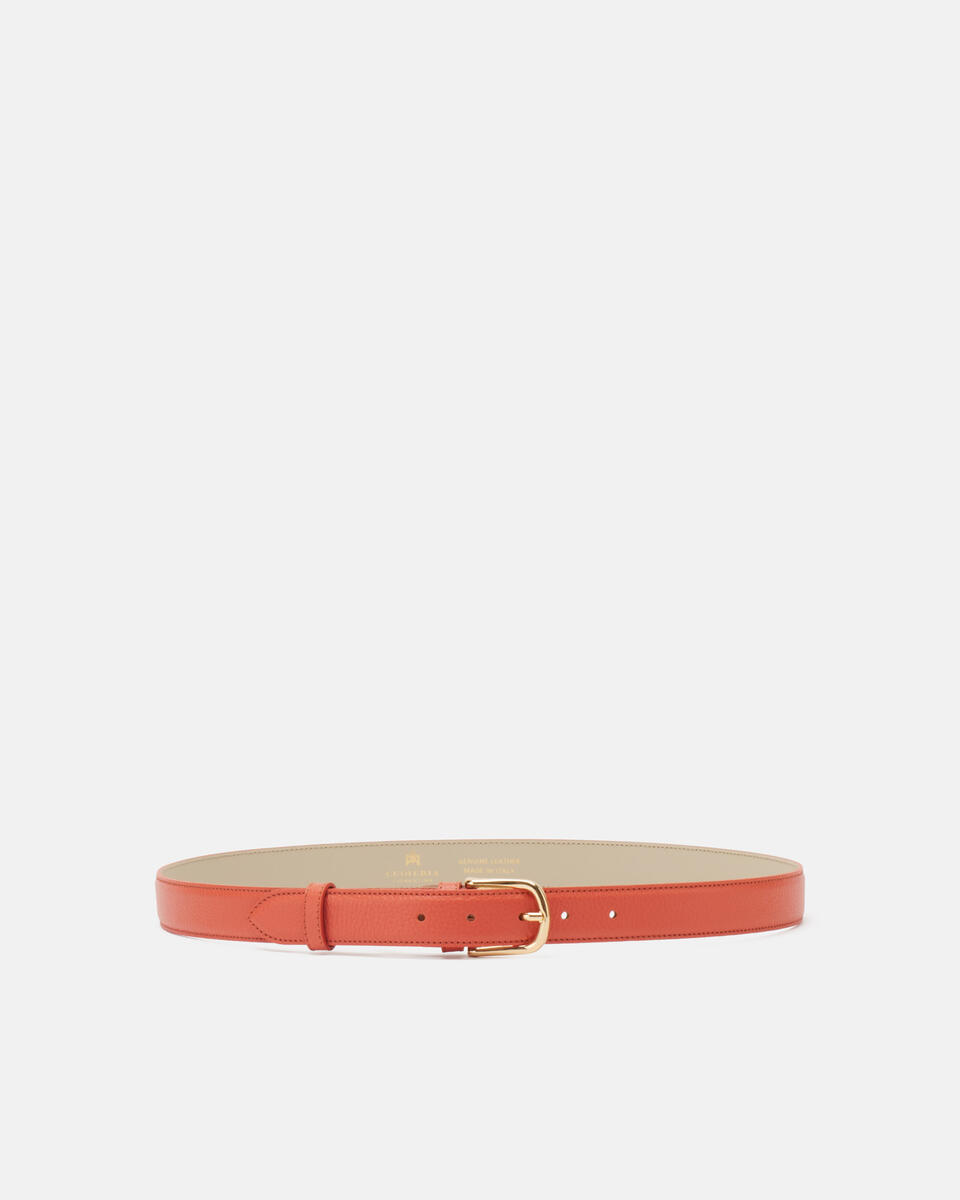 belt Papaya  - Women's Belts - Belts - Cuoieria Fiorentina