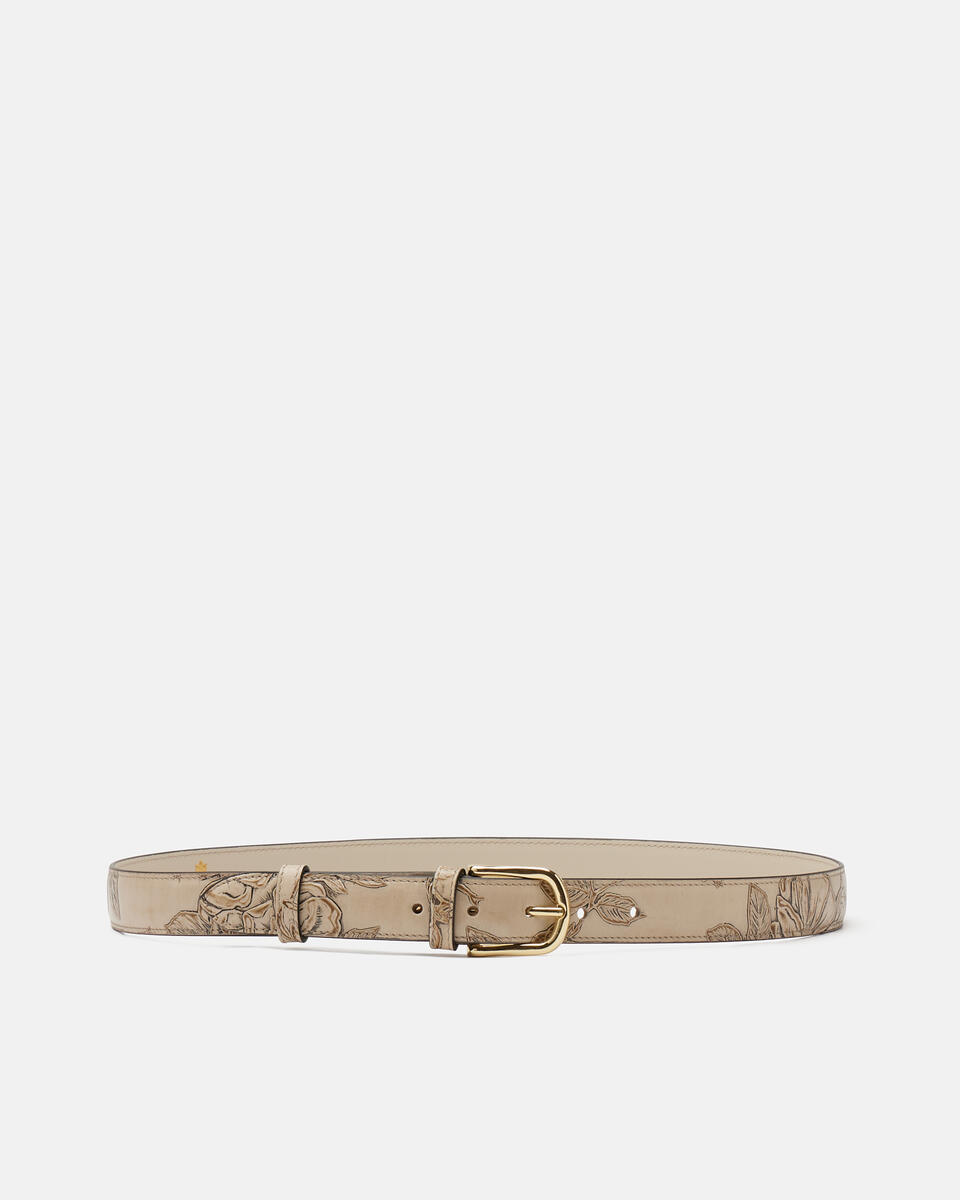 Belt Taupe  - Women's Belts - Belts - Cuoieria Fiorentina