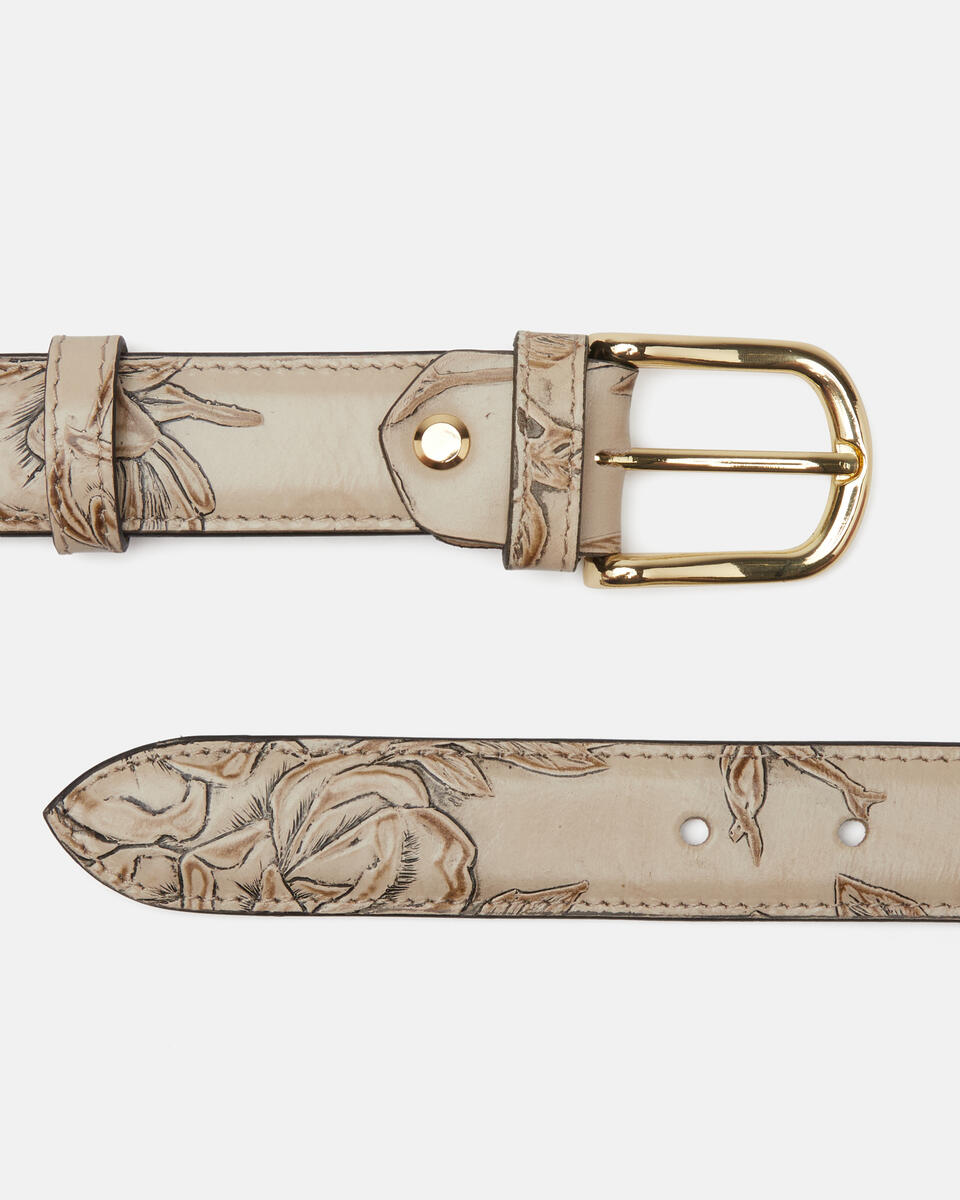 Belt Taupe  - Women's Belts - Belts - Cuoieria Fiorentina