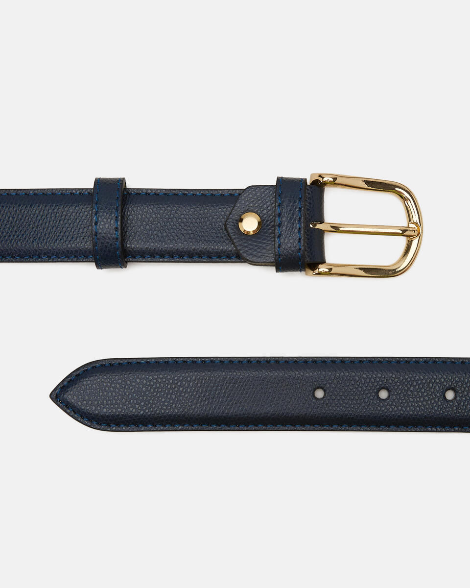 1030 Cintura Donna 3 cm Melody Navy  - Cinture Donna - Cinture - Cuoieria Fiorentina
