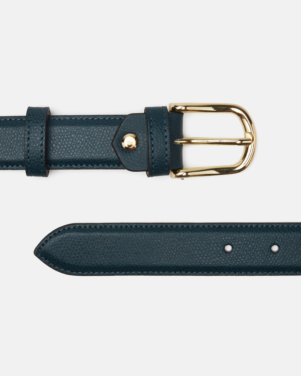 BELT Petrol  - Women's Belts - Belts - Cuoieria Fiorentina