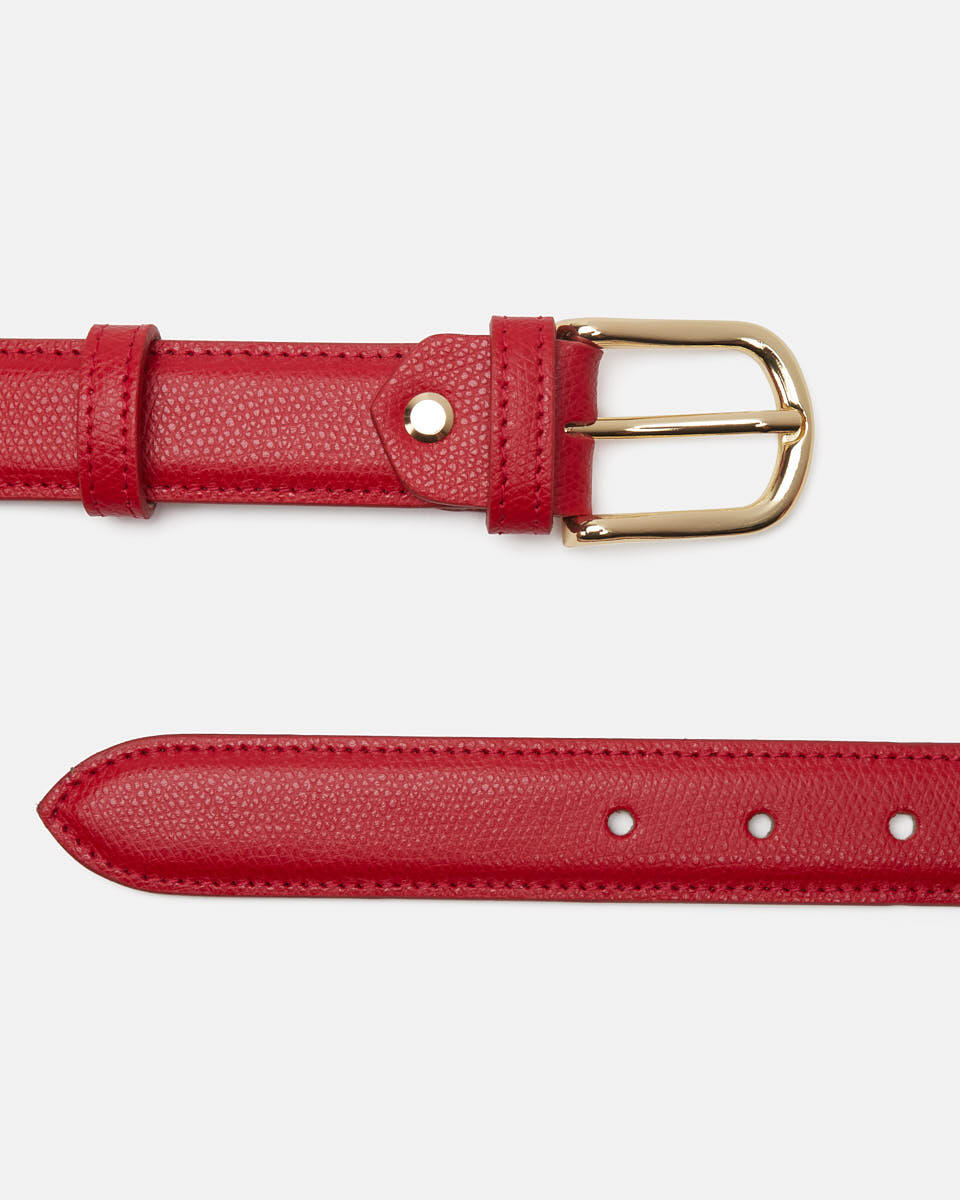 BELT Red  - Women's Belts - Belts - Cuoieria Fiorentina