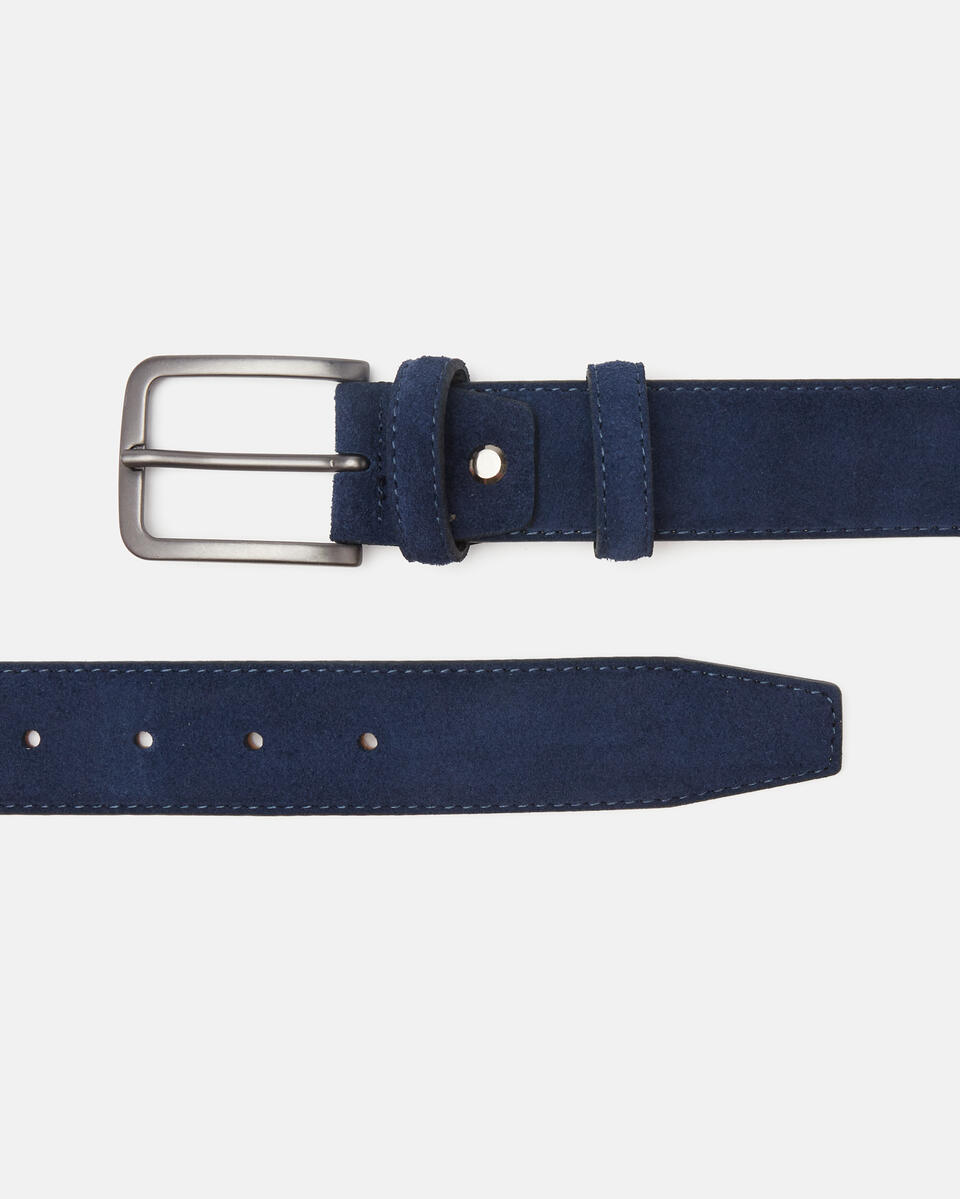 belt Blue  - Men Belts - Belts - Cuoieria Fiorentina