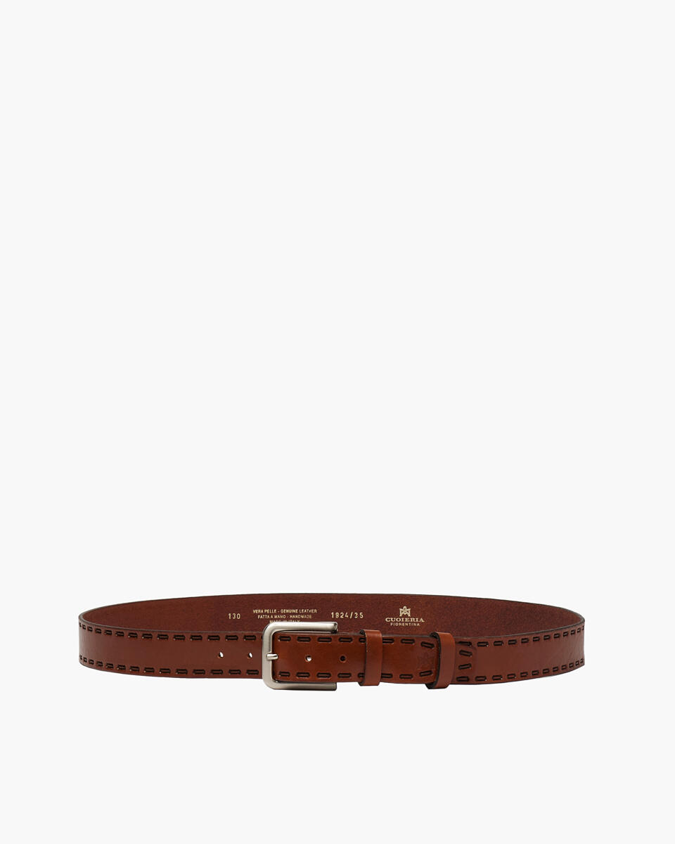 BELT Leather  - Men Belts - Belts - Cuoieria Fiorentina