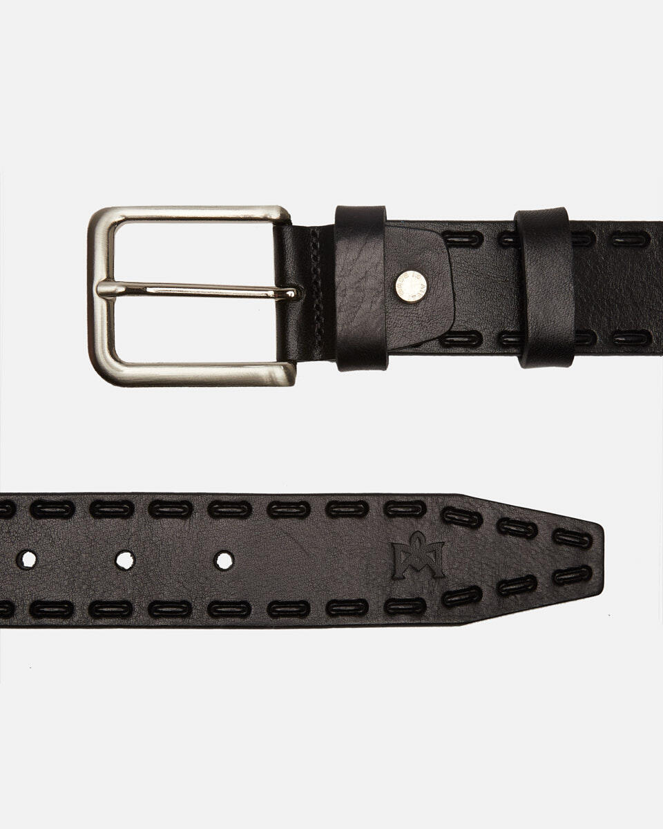 BELT Black  - Men Belts - Belts - Cuoieria Fiorentina