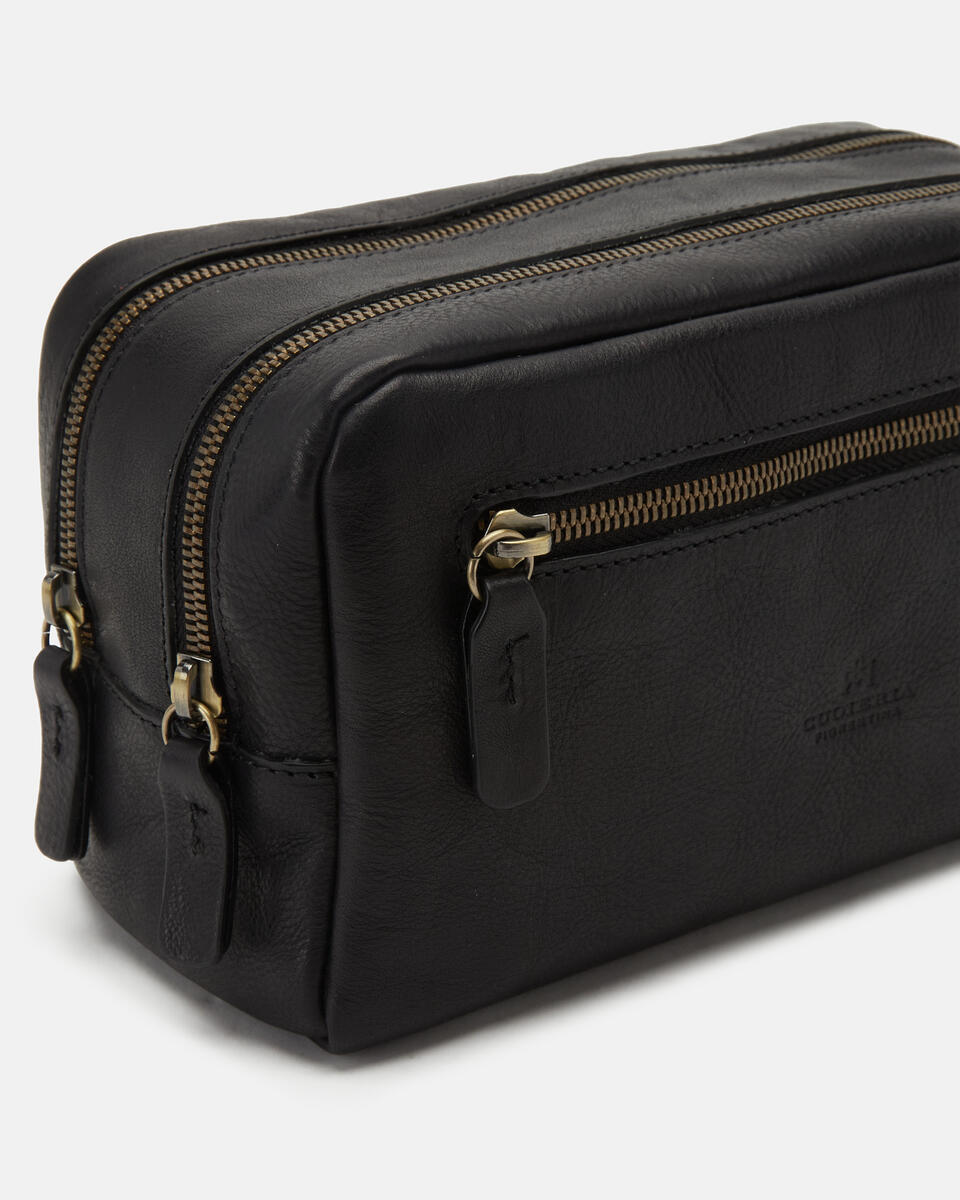 Necessaire Black  - Beauty - Travel - Cuoieria Fiorentina