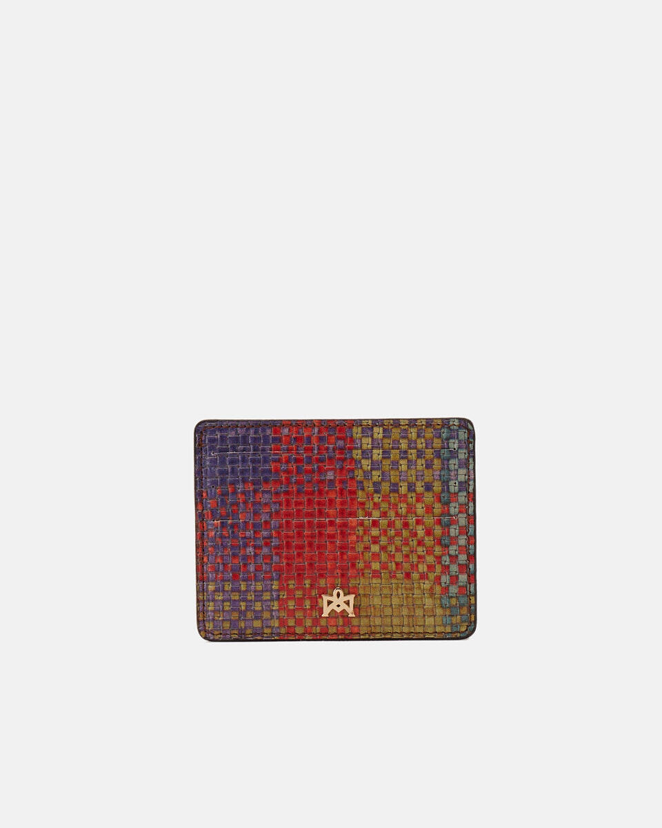 Porta carte multicolor Multicolor ss23  - Cuoieria Fiorentina