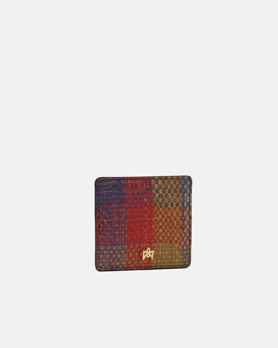 Porta carte multicolor Multicolor ss23  - Cuoieria Fiorentina