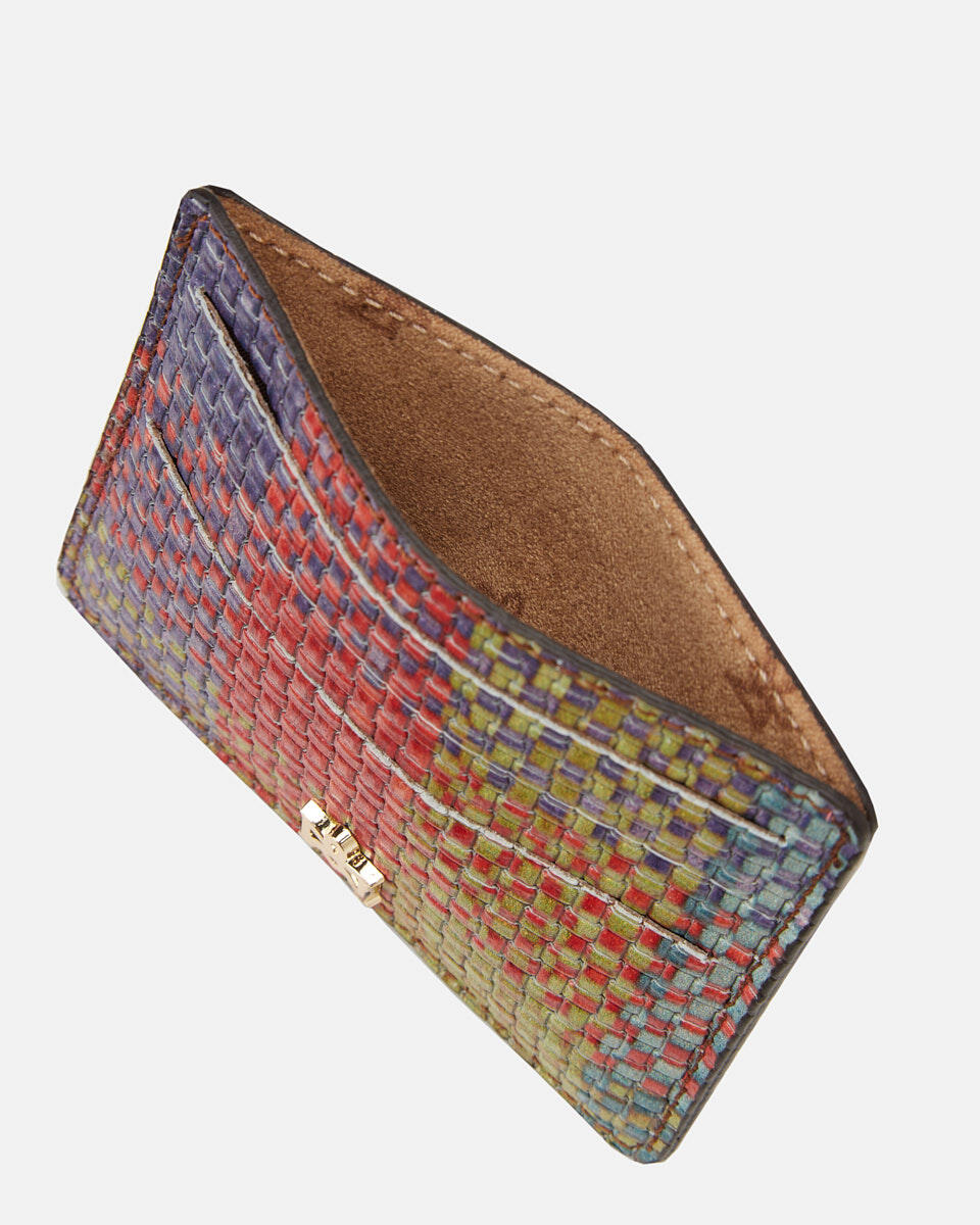 Porta carte multicolor Multicolor ss23  - Cuoieria Fiorentina
