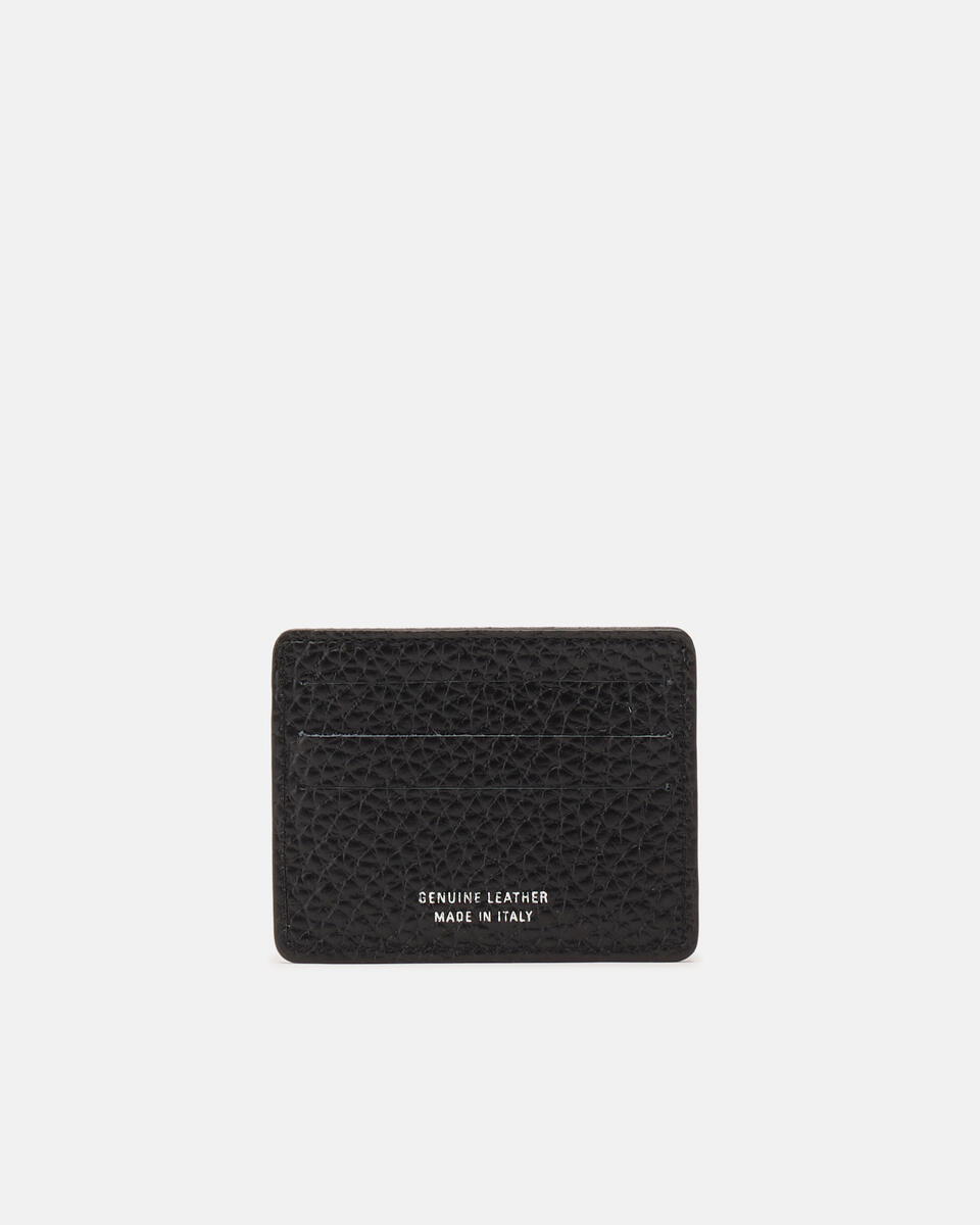 Card Holder Black  - Women's Wallets - Men's Wallets - Wallets - Cuoieria Fiorentina