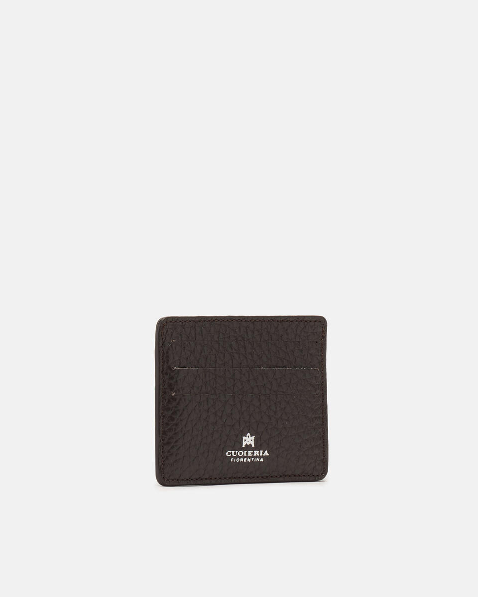Card Holder Dark brown  - Women's Wallets - Men's Wallets - Wallets - Cuoieria Fiorentina