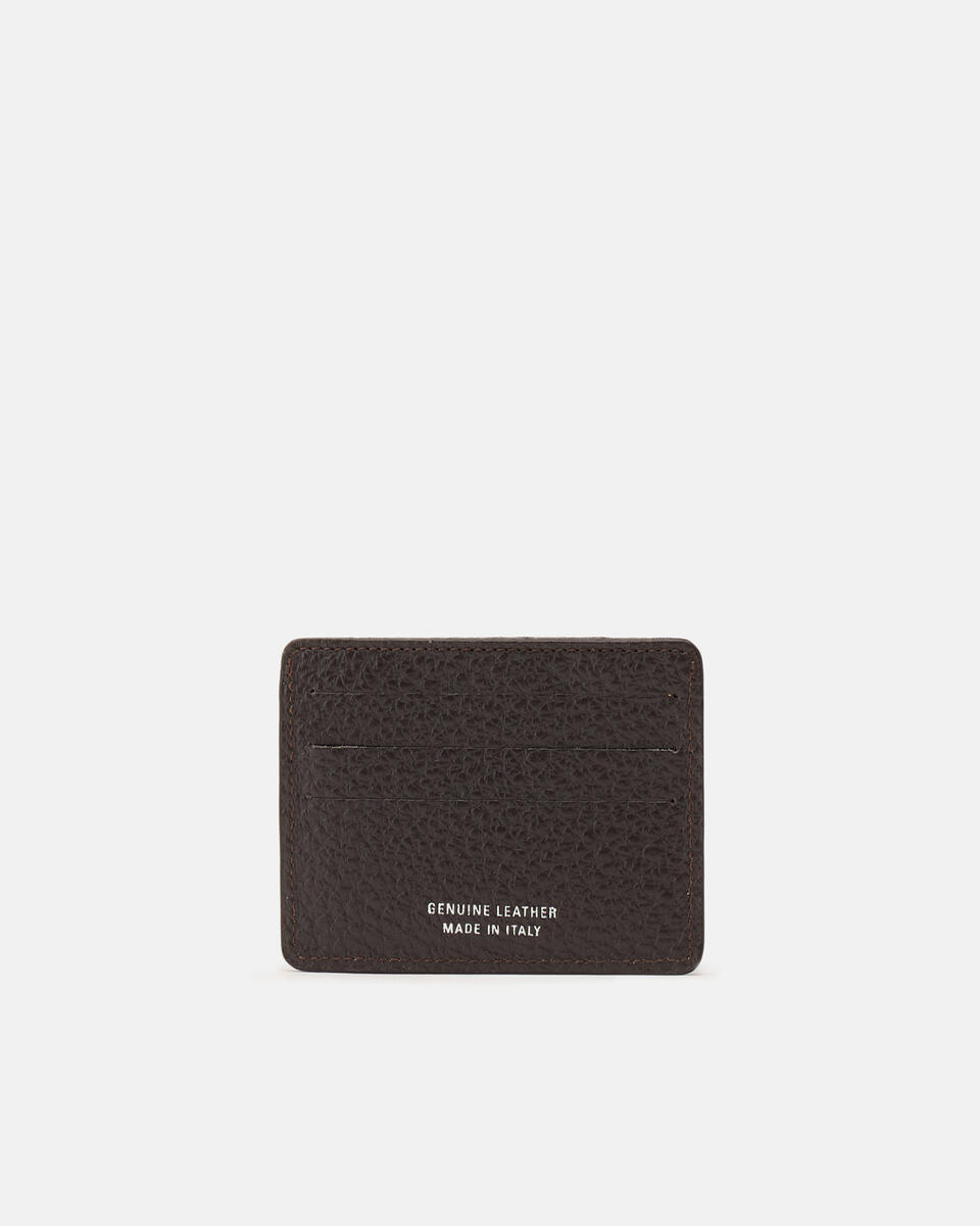 Card Holder Dark brown  - Women's Wallets - Men's Wallets - Wallets - Cuoieria Fiorentina
