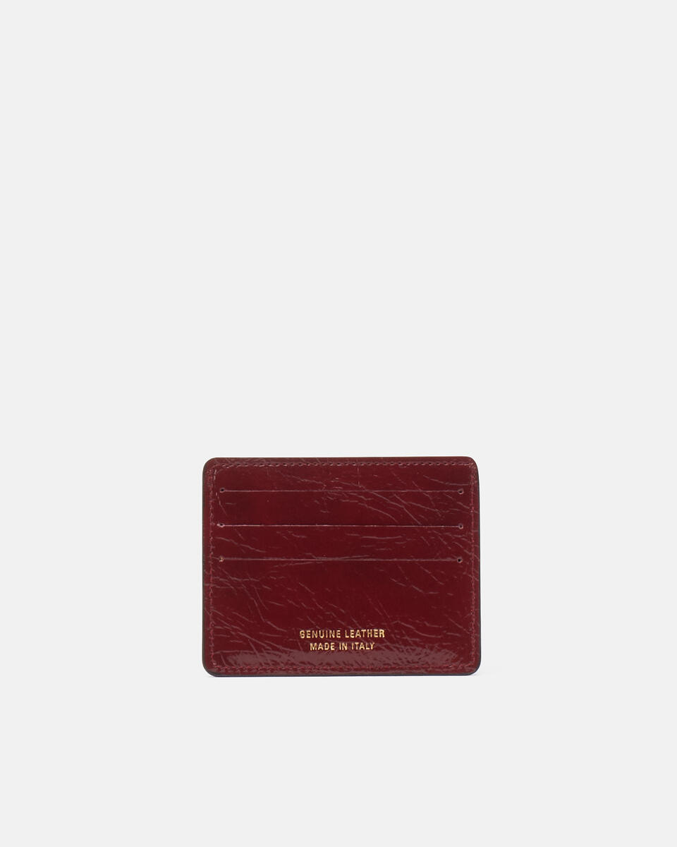 Uma Porta carte di credito Rosewood  - Portafogli Donna - Portafogli - Cuoieria Fiorentina