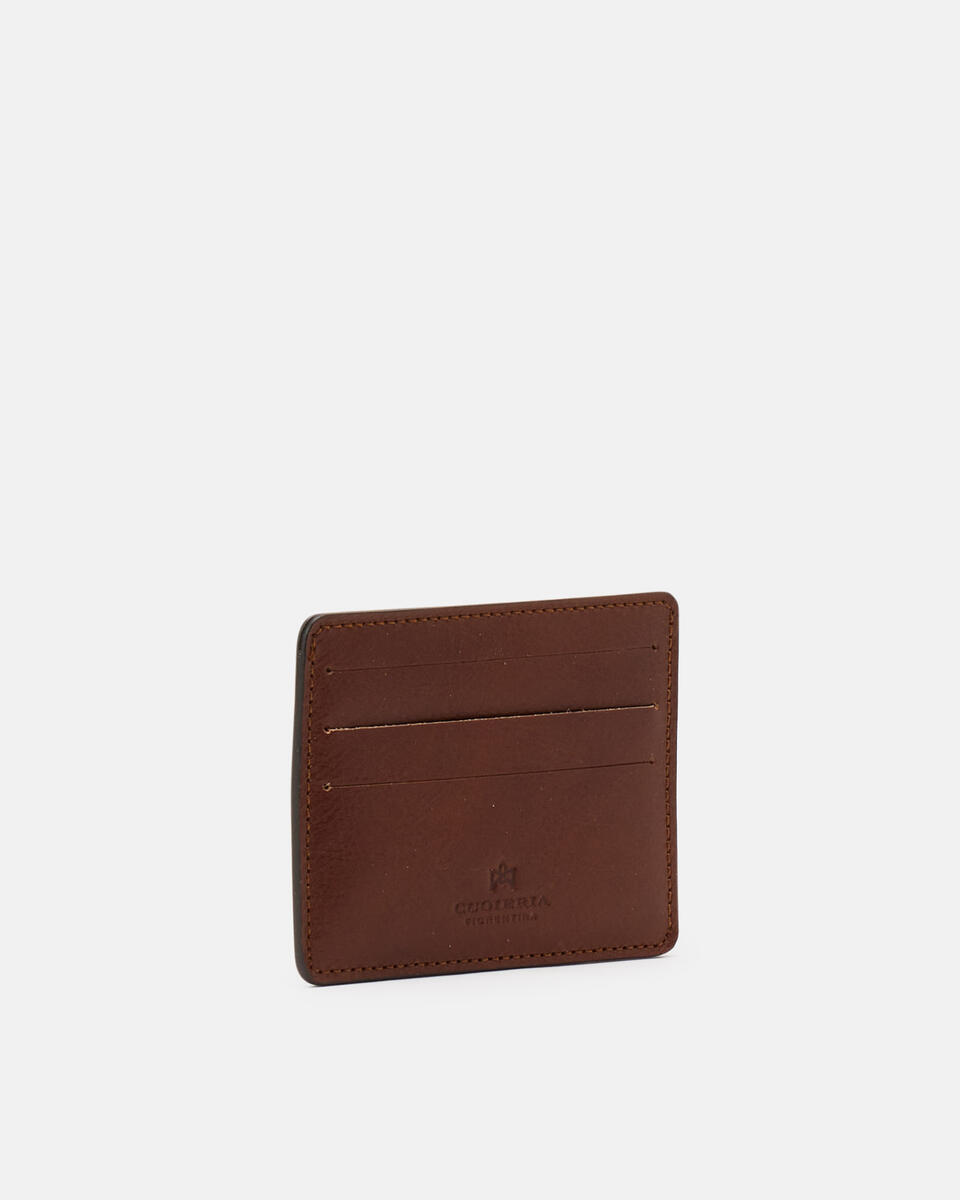 Card holder Brown  - Women's Wallets - Women's Wallets - Wallets - Cuoieria Fiorentina