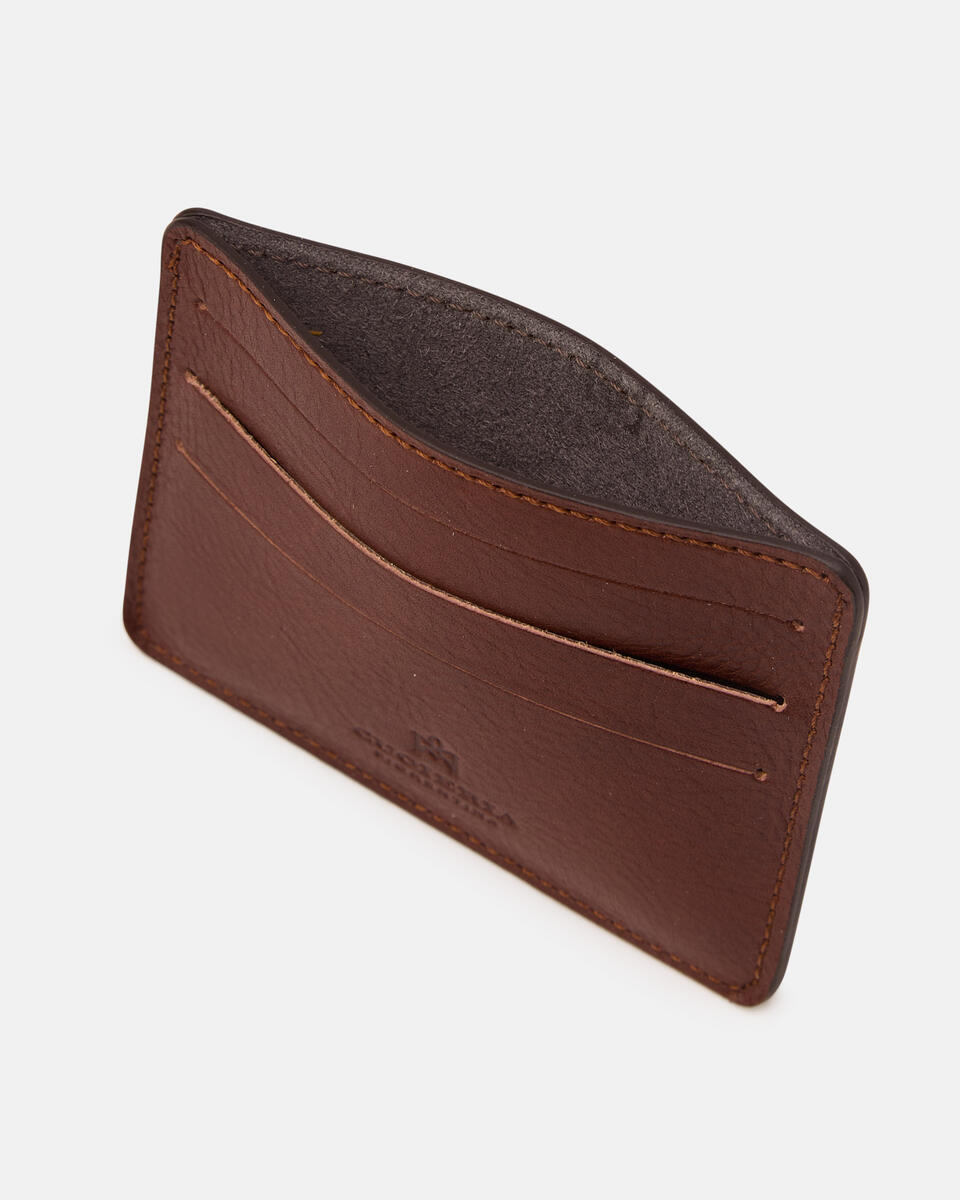 Card holder Brown  - Women's Wallets - Women's Wallets - Wallets - Cuoieria Fiorentina