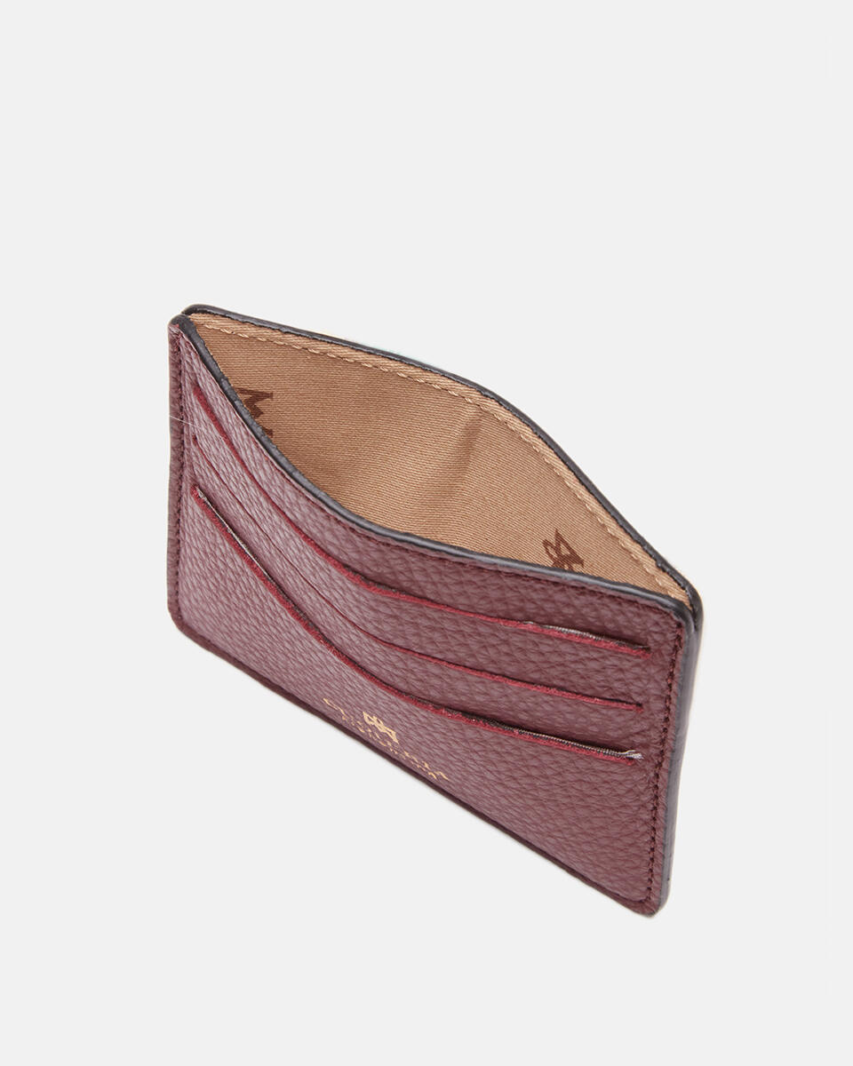 Card holder BORDEAUX  - Women's Wallets - Women's Wallets - Wallets - Cuoieria Fiorentina