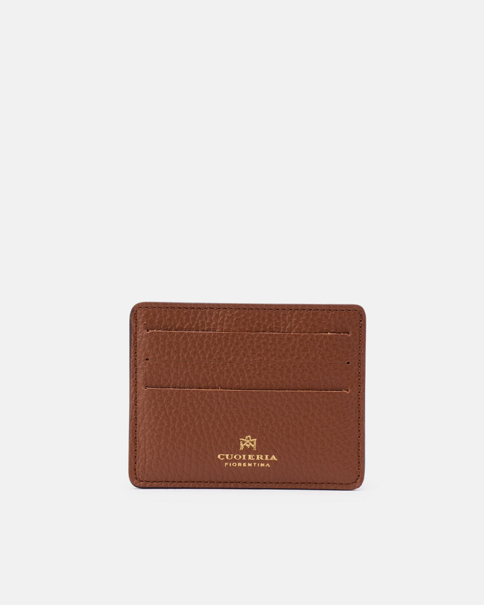 Card holder Caramel  - Women's Wallets - Women's Wallets - Wallets - Cuoieria Fiorentina