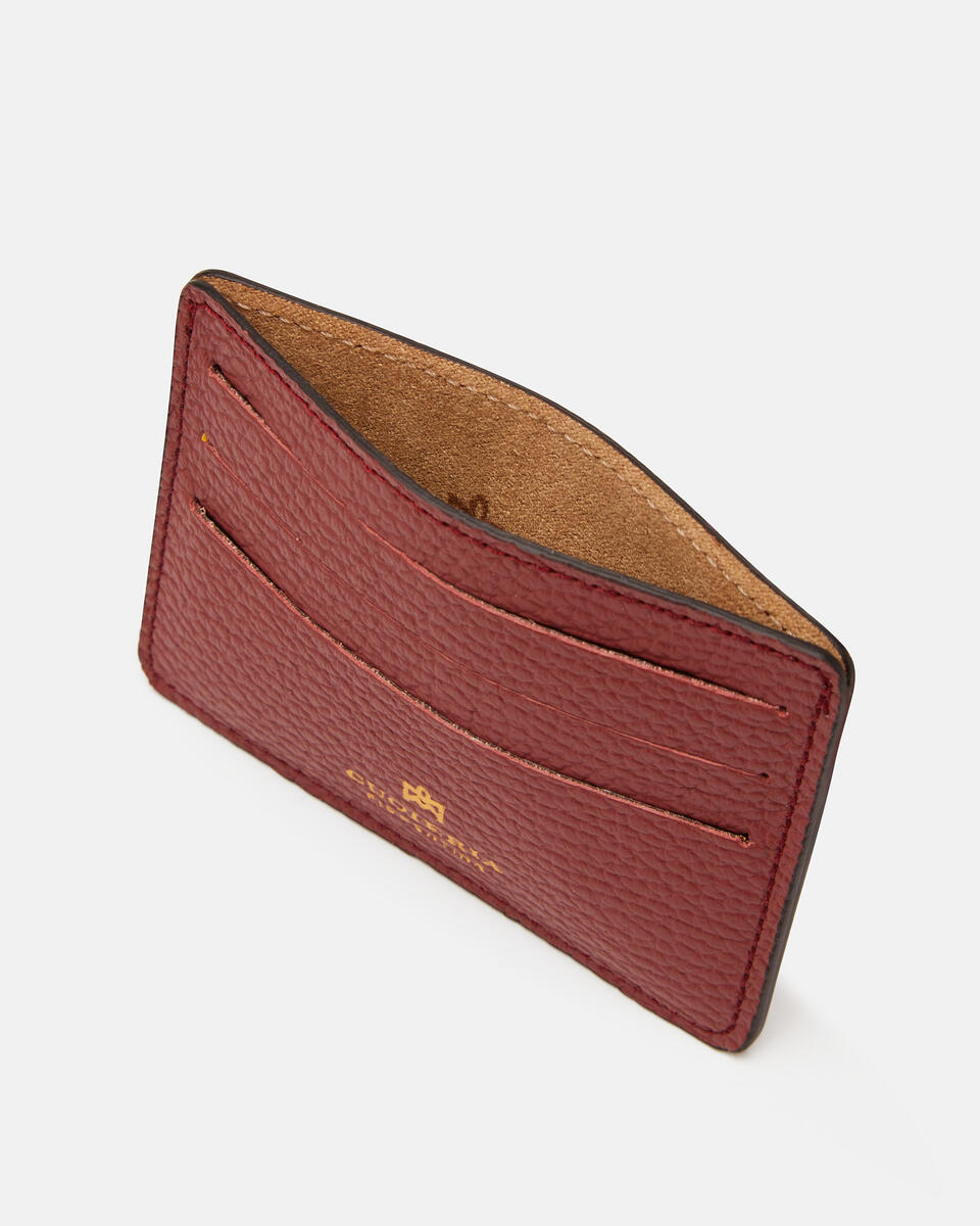 Card holder Rosewood  - Women's Wallets - Wallets - Cuoieria Fiorentina