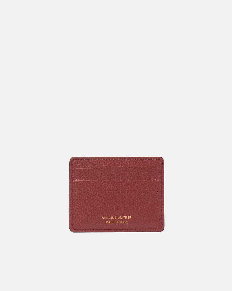 Card holder Rosewood  - Women's Wallets - Wallets - Cuoieria Fiorentina