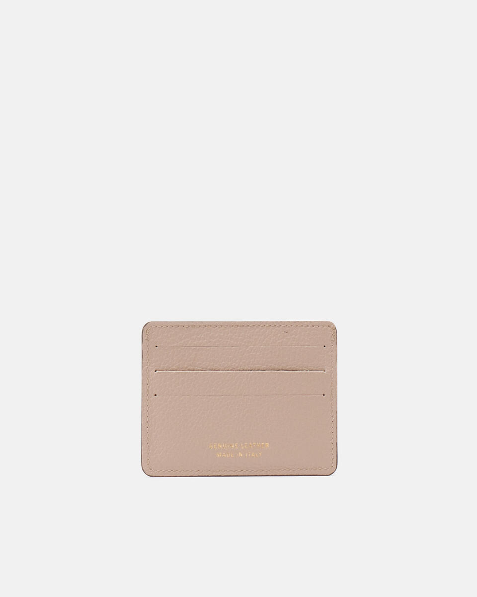 Card holder Taupe  - Women's Wallets - Wallets - Cuoieria Fiorentina