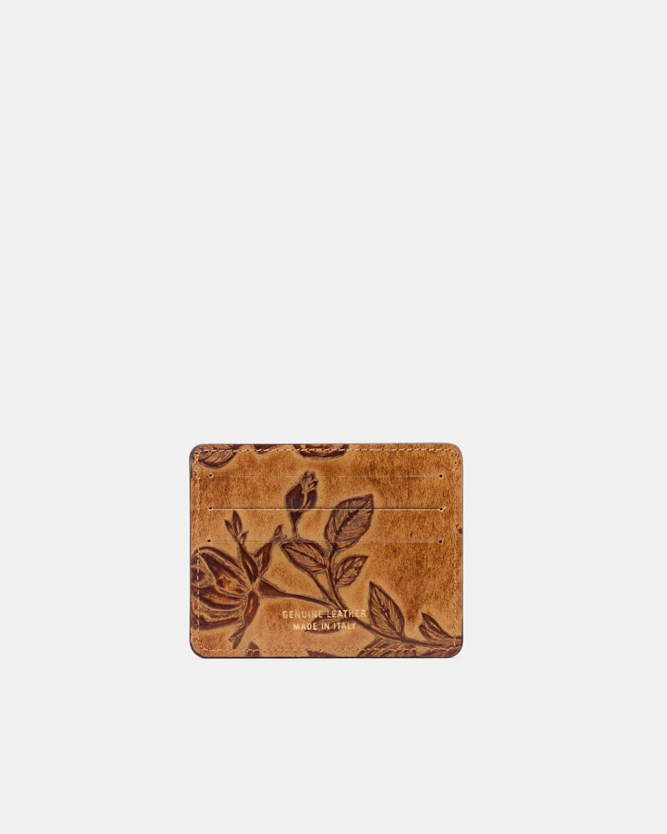 Card holder Beige  - Women's Wallets - Wallets - Cuoieria Fiorentina