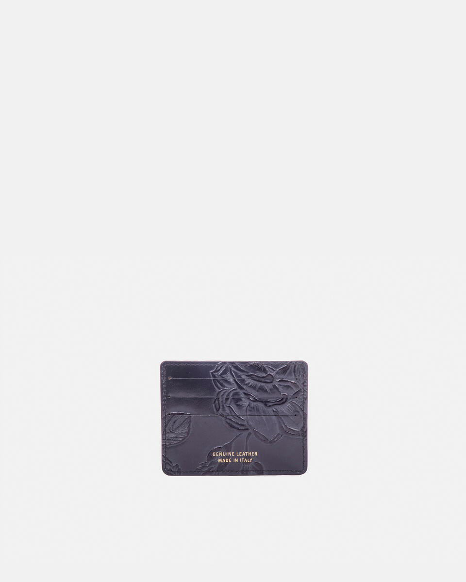 Mimi porta carte di credito con tasca porta banconote Nero  - Portafogli Donna - Portafogli - Cuoieria Fiorentina