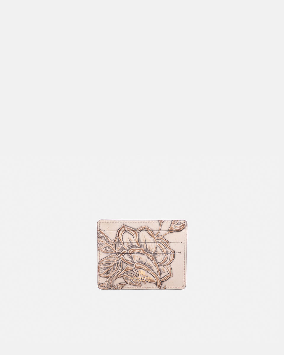 Card holder Taupe  - Women's Wallets - Wallets - Cuoieria Fiorentina